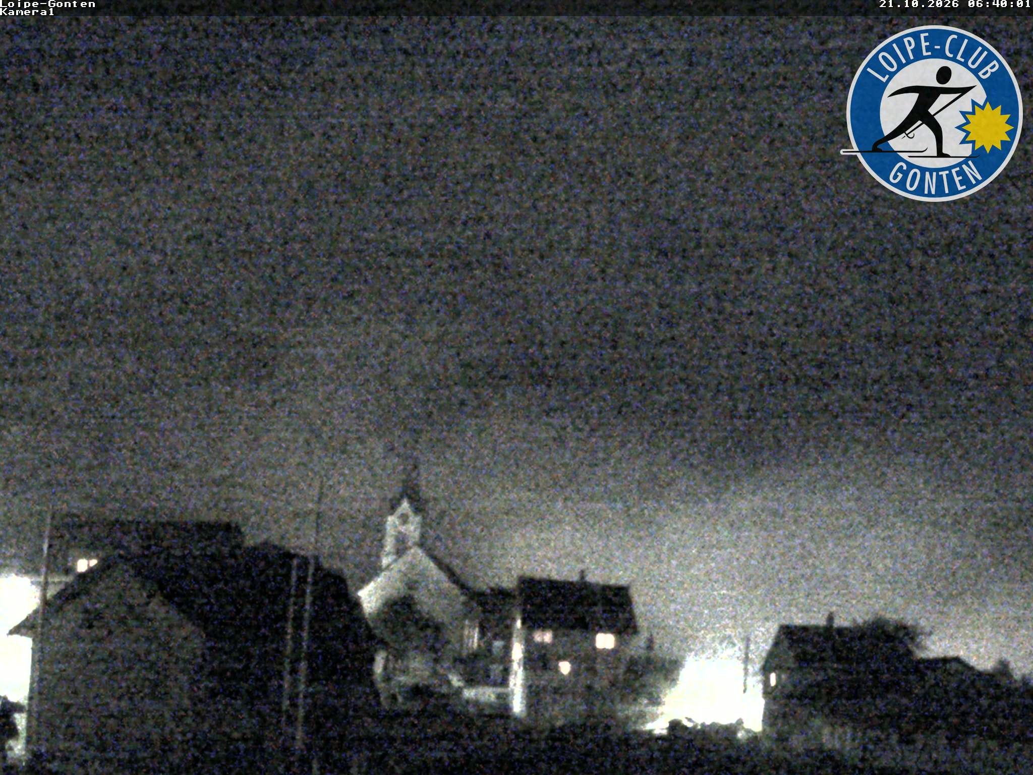Archiv Foto Webcam Gonten - Blick zur Kirche