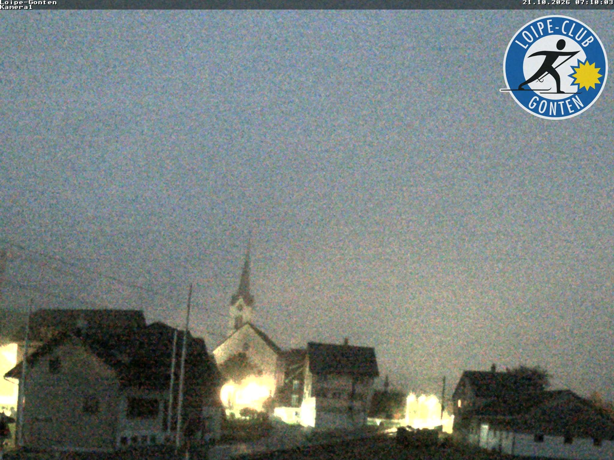 Archiv Foto Webcam Gonten - Blick zur Kirche