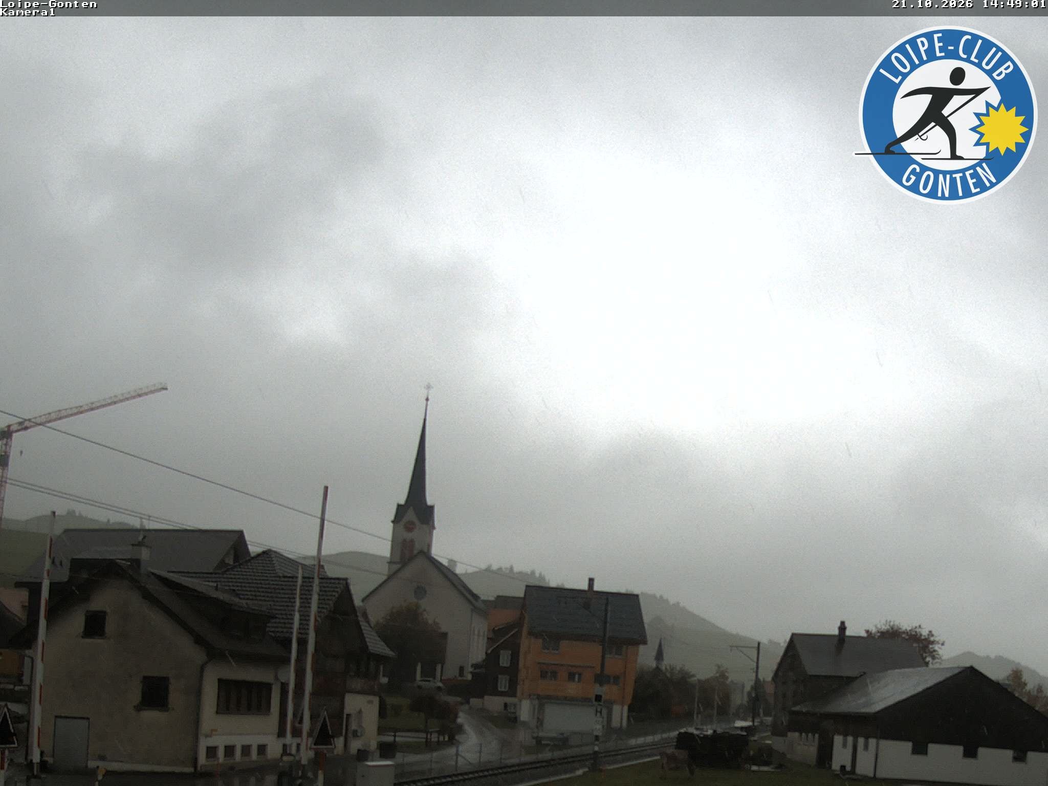 Archiv Foto Webcam Gonten - Blick zur Kirche