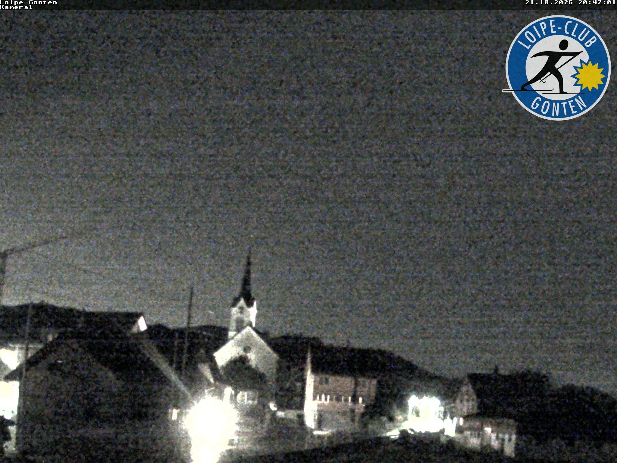 Archiv Foto Webcam Gonten - Blick zur Kirche