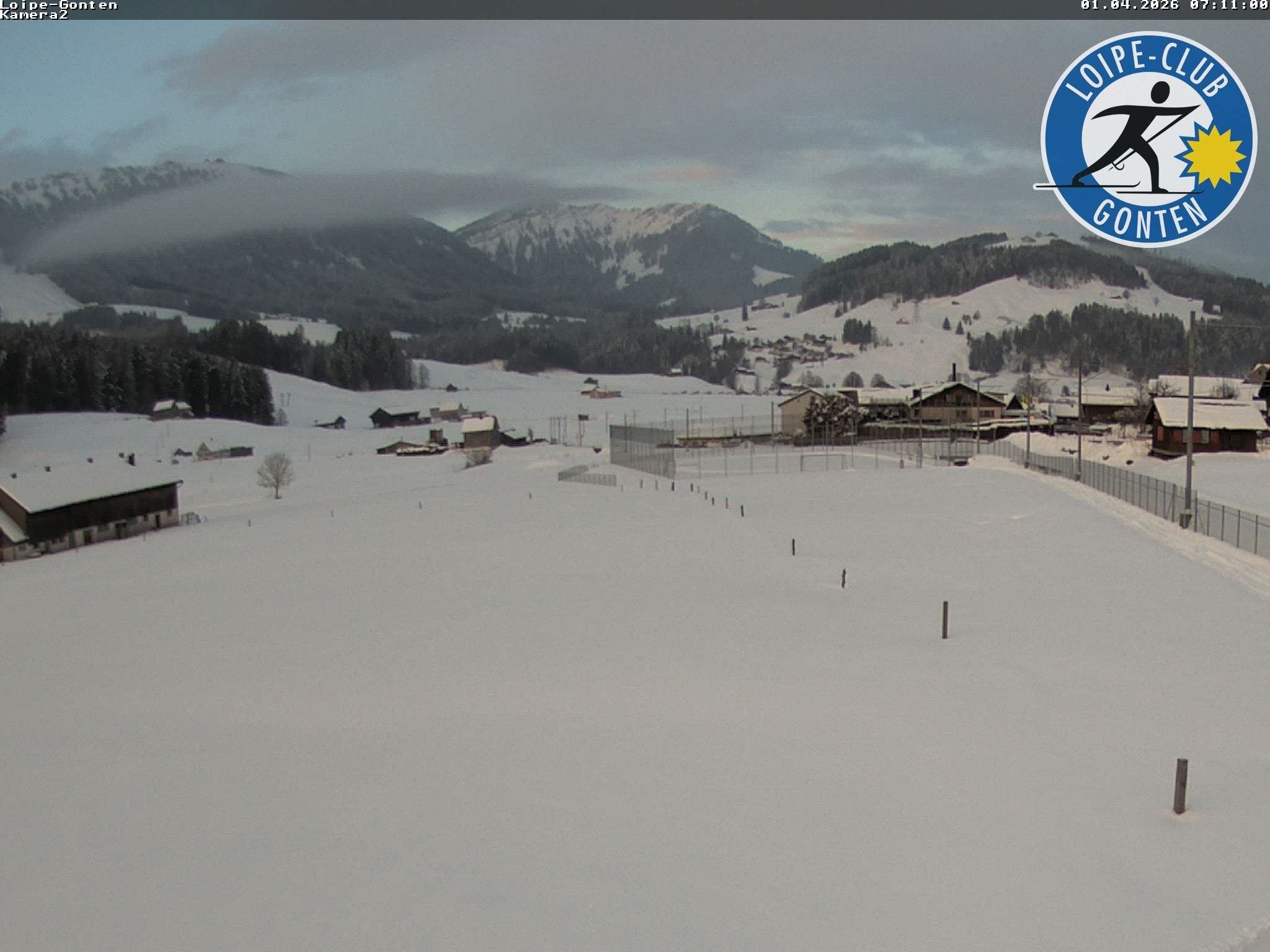 Archived image Webcam Gonten near Appenzell
