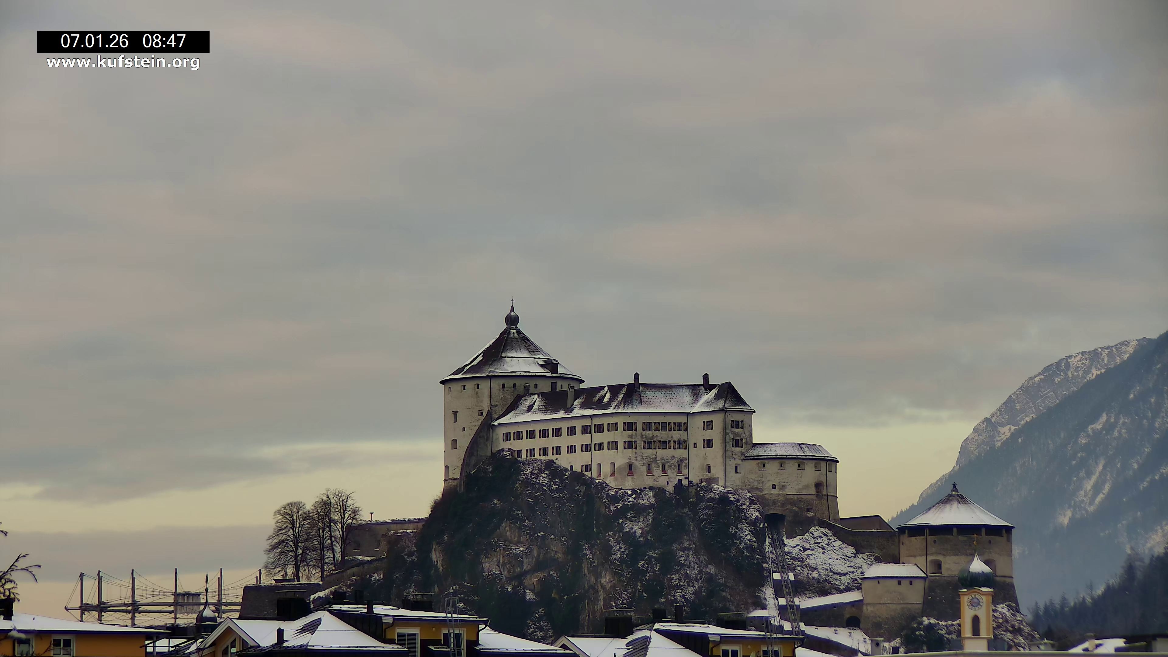 Archiv Foto Webcam Festung Kufstein