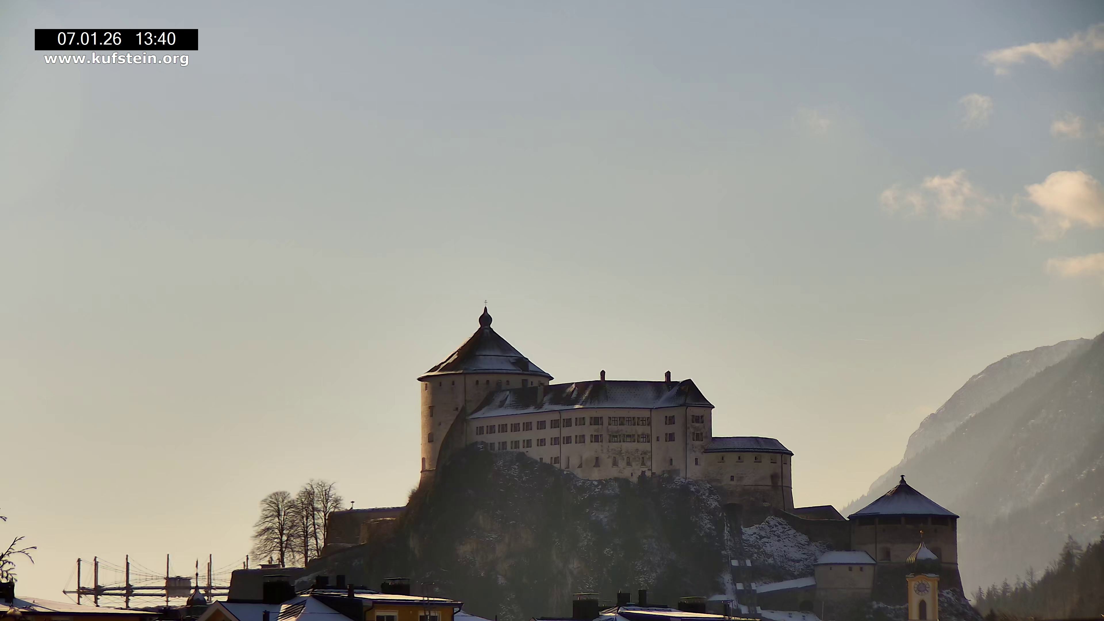 Archiv Foto Webcam Festung Kufstein