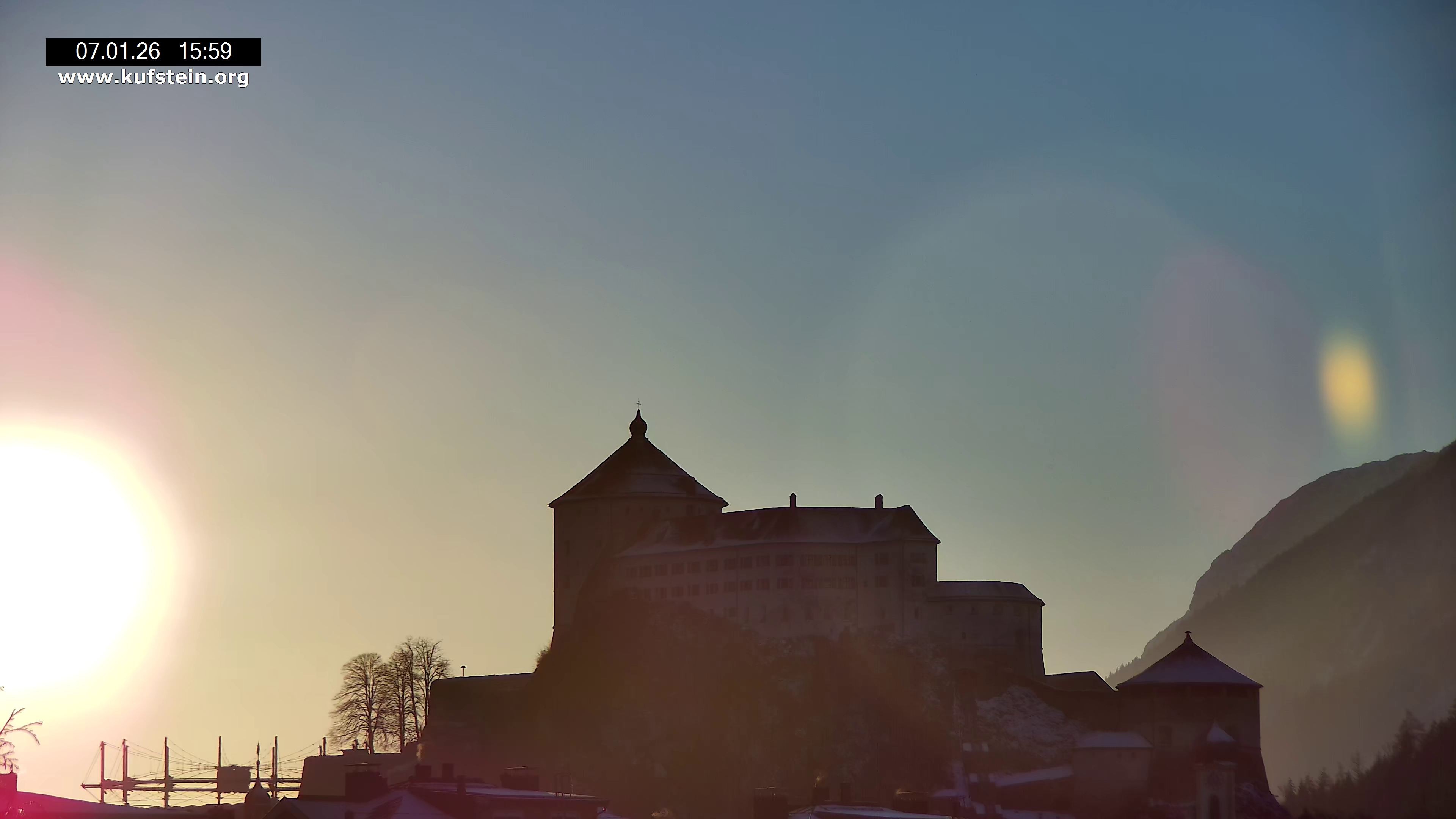 Archiv Foto Webcam Festung Kufstein
