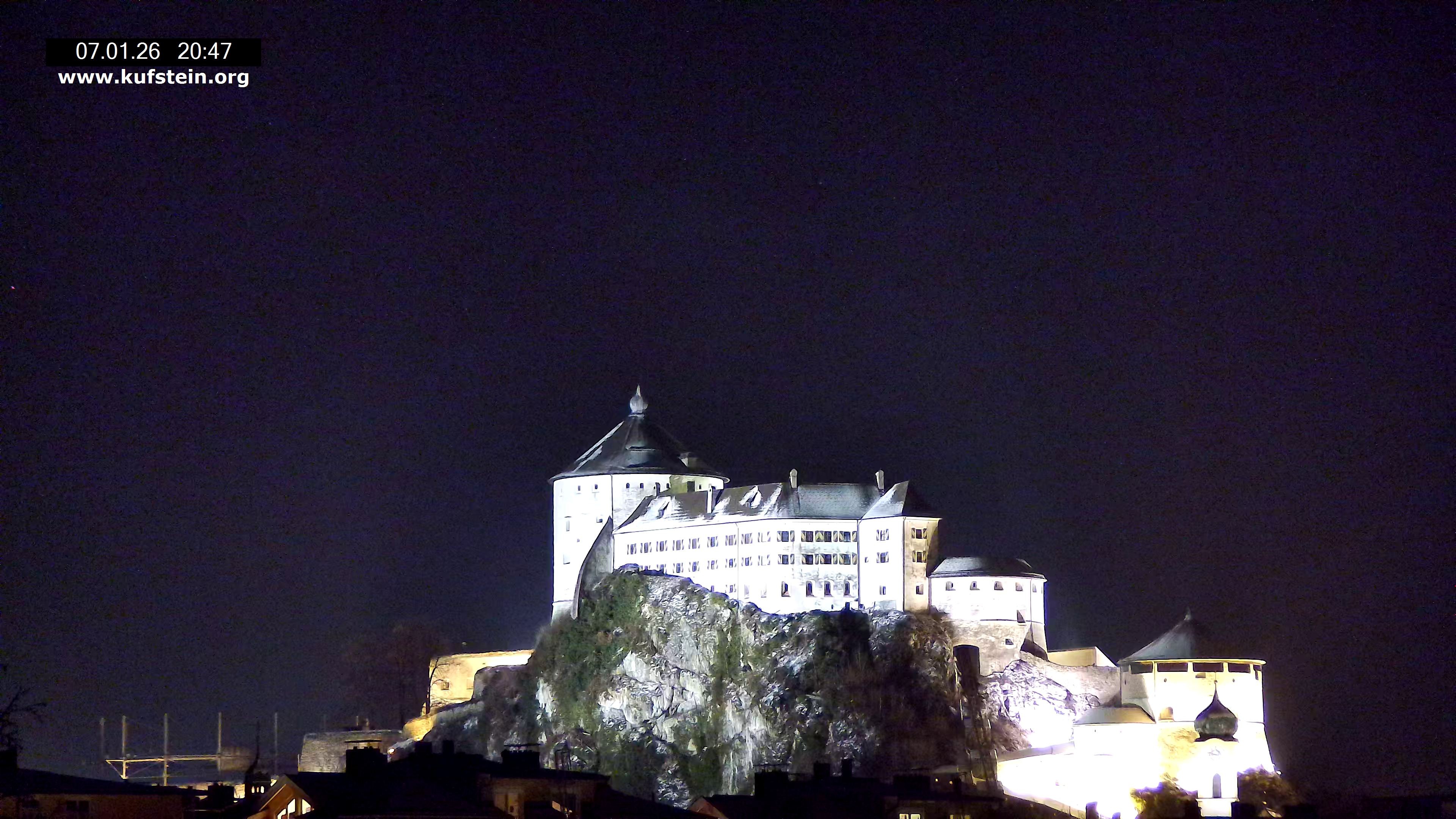 Archiv Foto Webcam Festung Kufstein