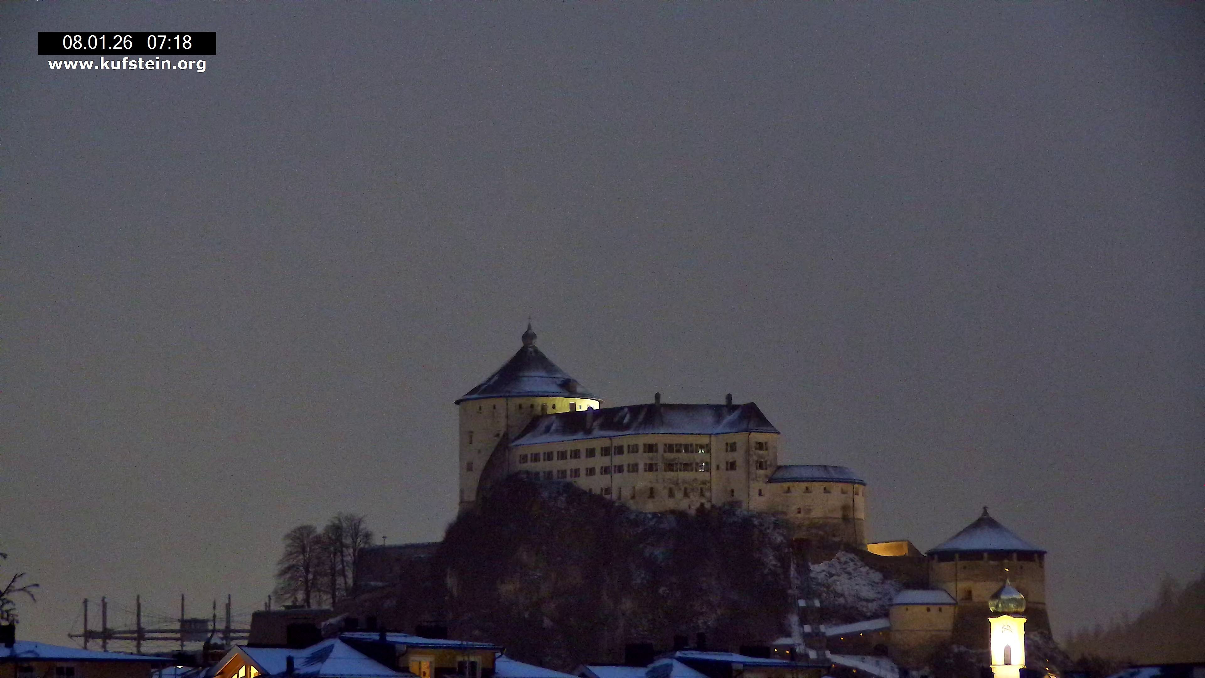 Archiv Foto Webcam Festung Kufstein