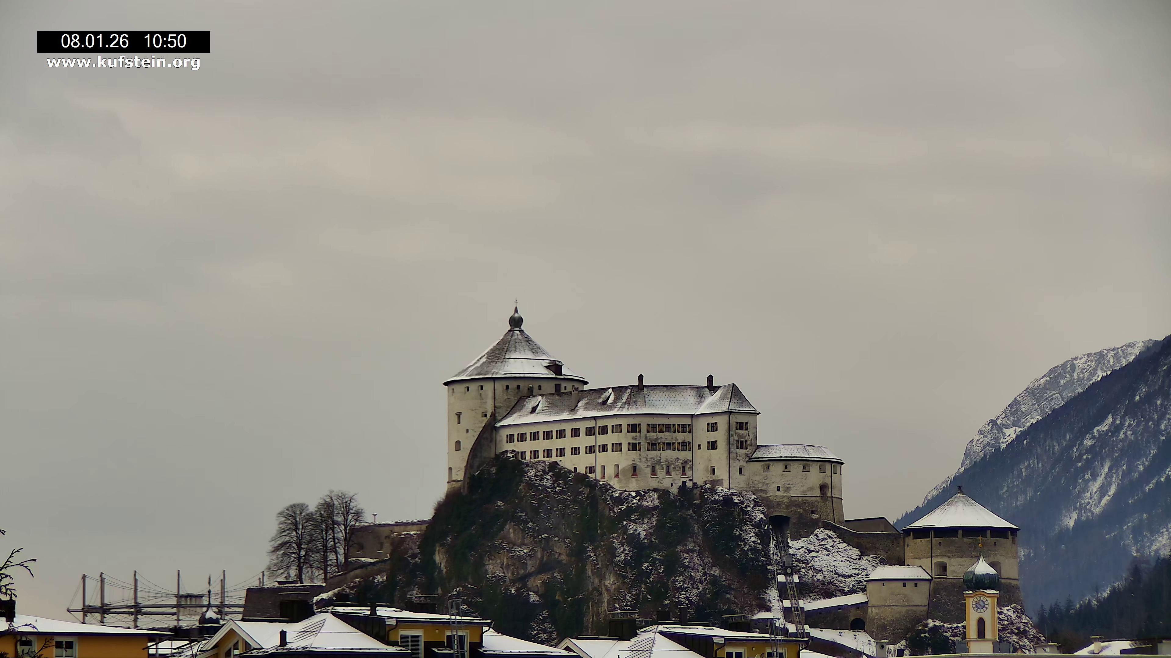 Archiv Foto Webcam Festung Kufstein