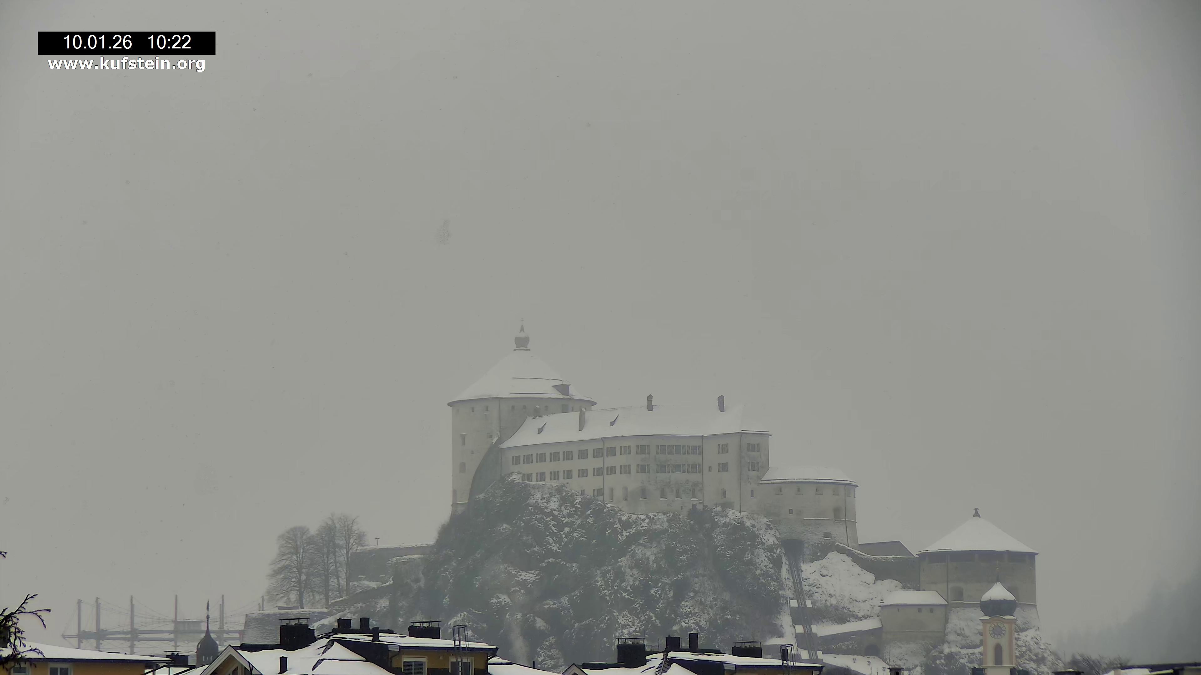 Archiv Foto Webcam Festung Kufstein