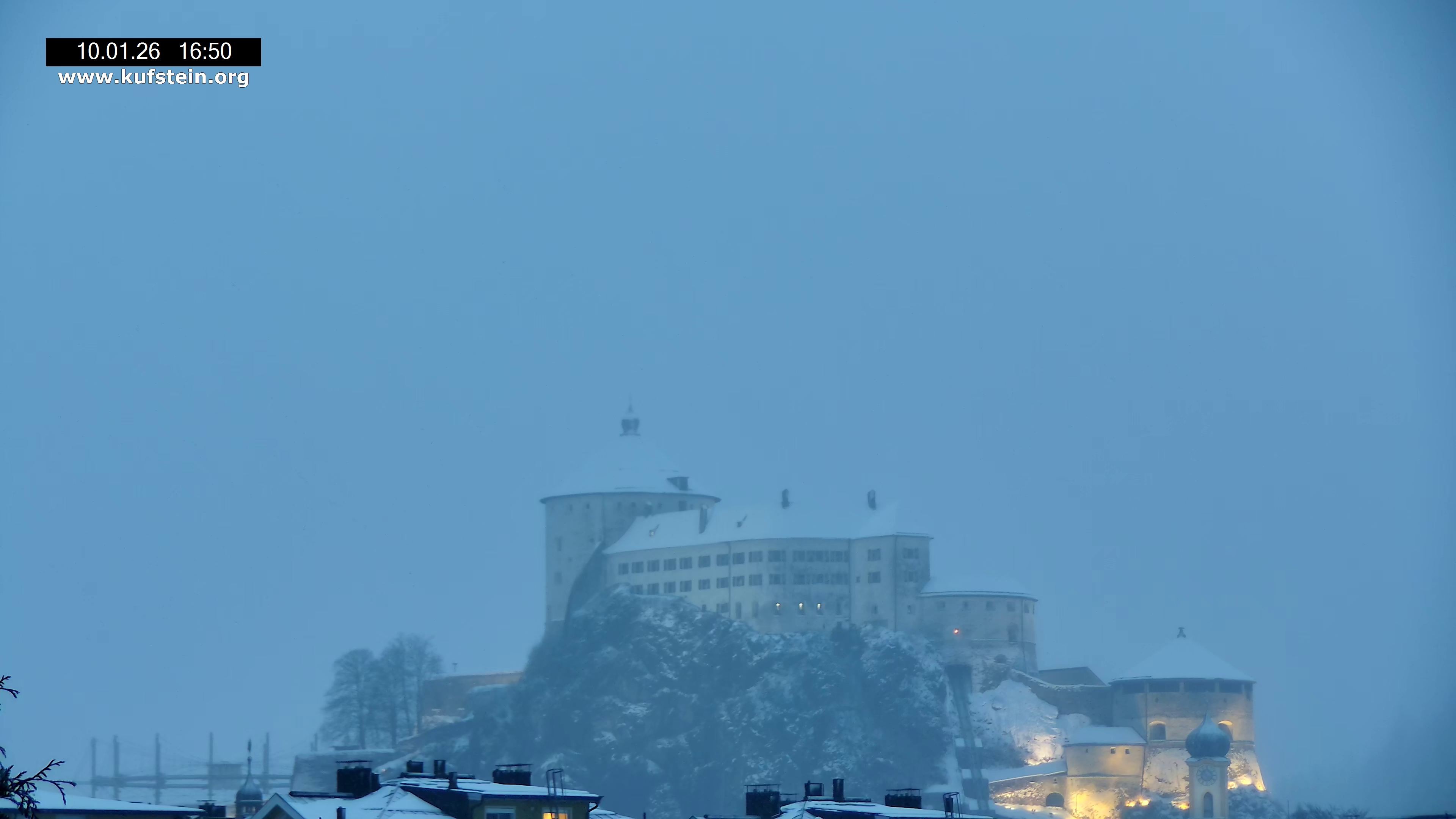 Archiv Foto Webcam Festung Kufstein