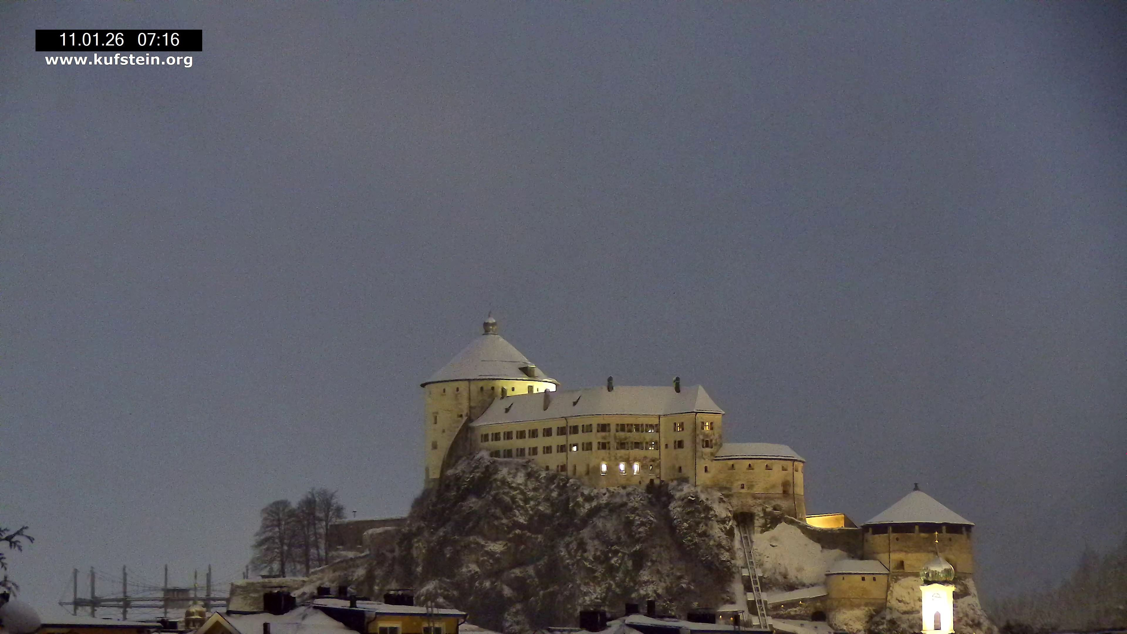 Archiv Foto Webcam Festung Kufstein