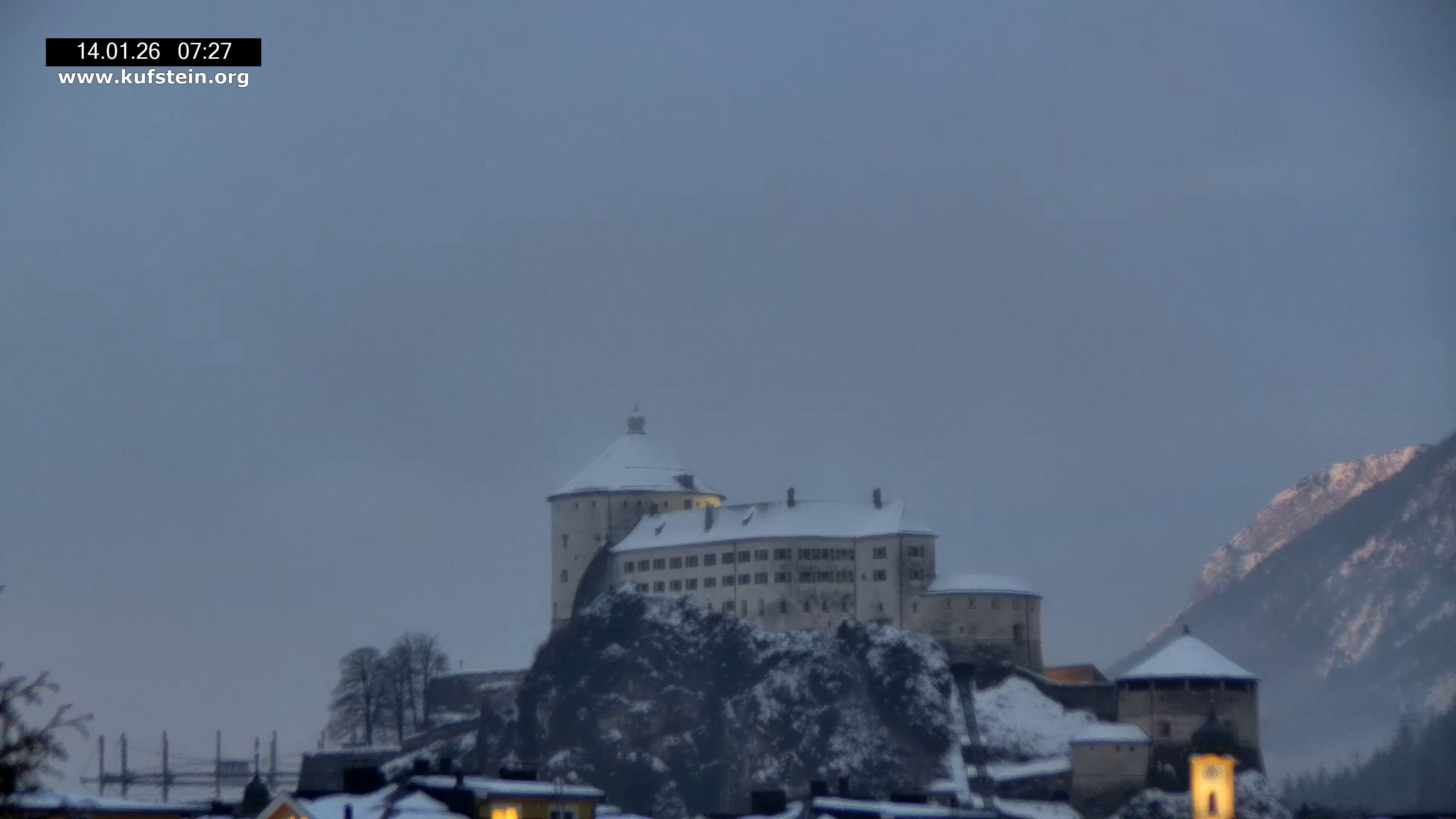Archiv Foto Webcam Festung Kufstein