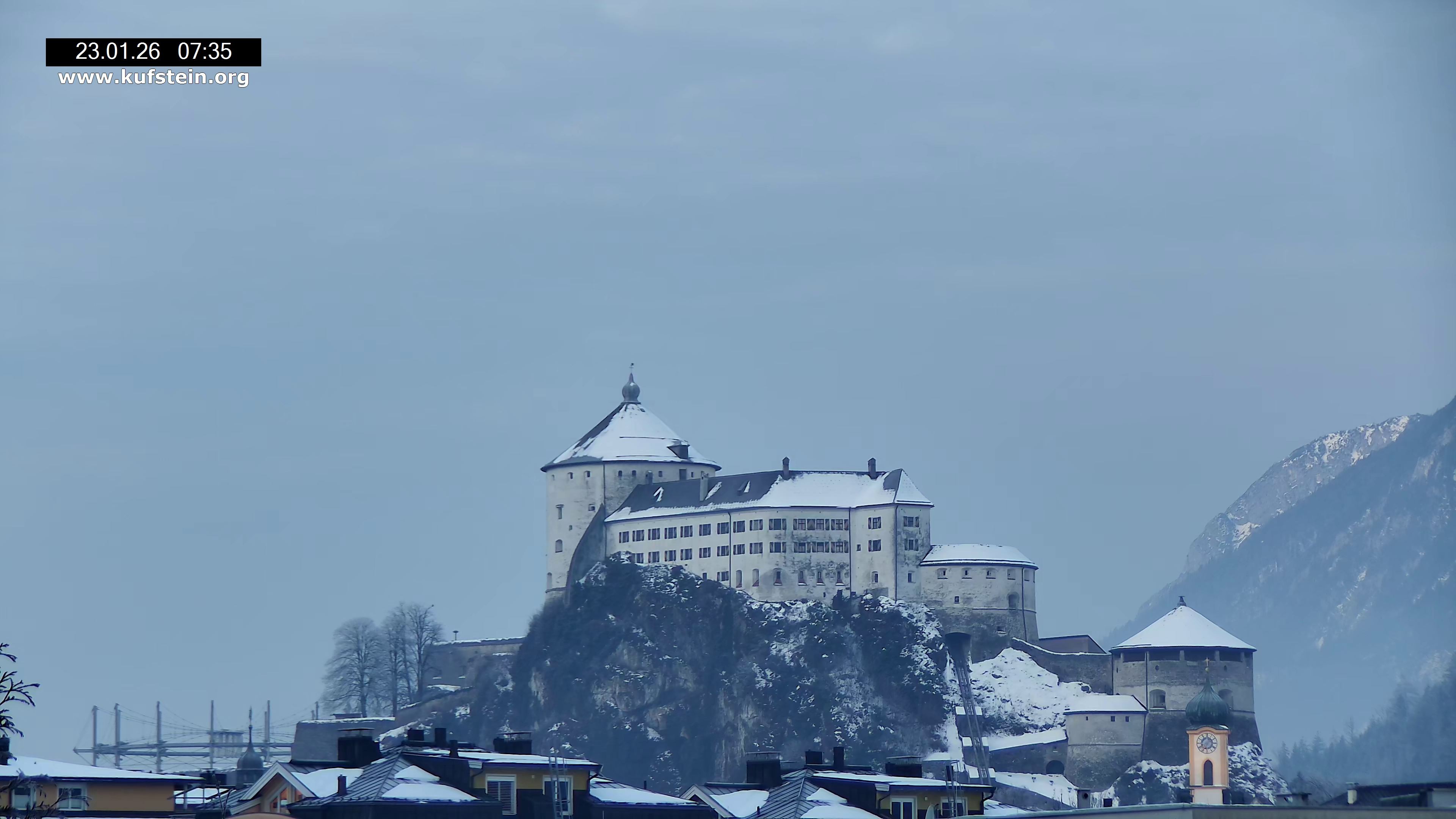 Archiv Foto Webcam Festung Kufstein