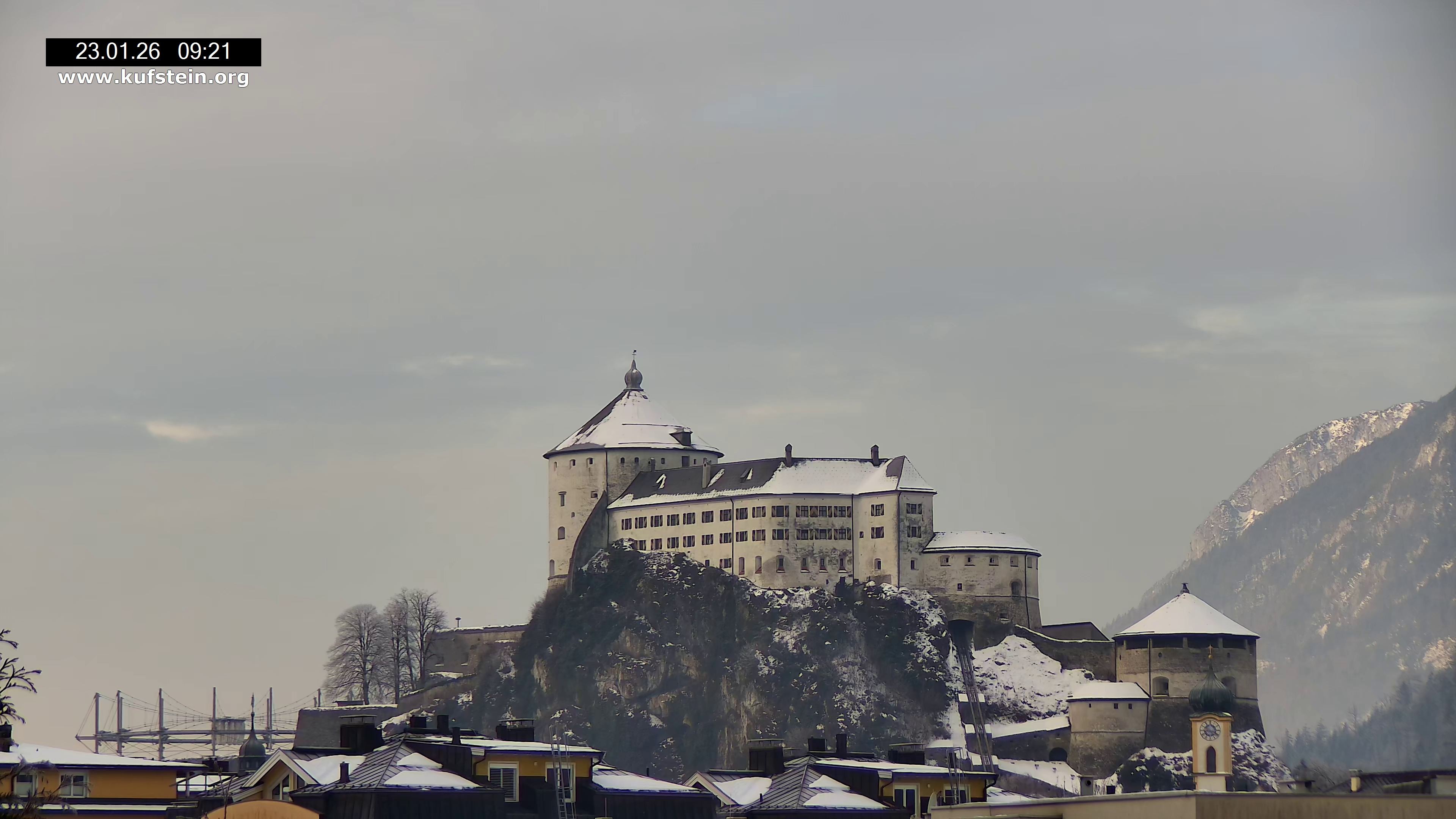 Archiv Foto Webcam Festung Kufstein