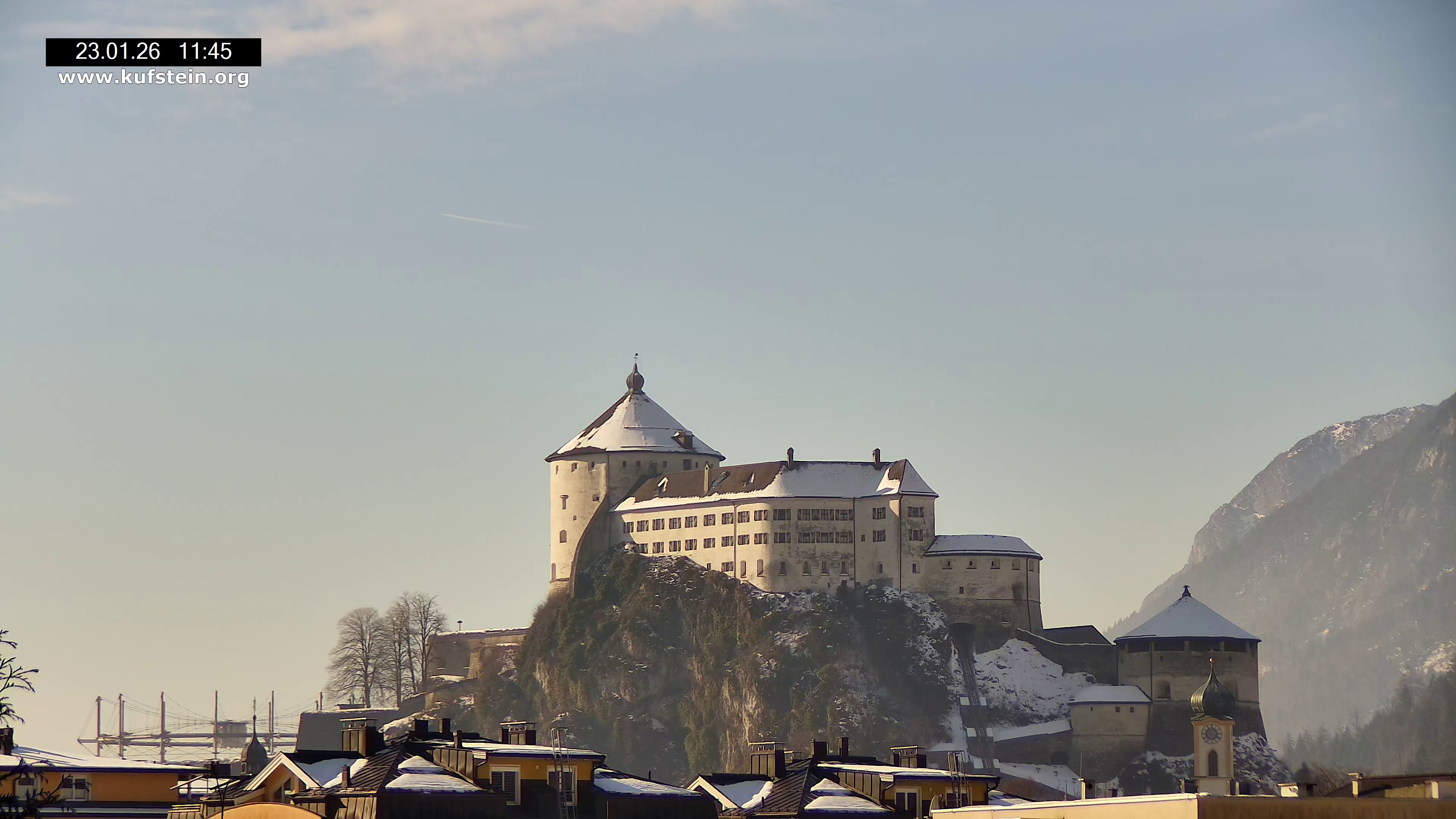 Archiv Foto Webcam Festung Kufstein