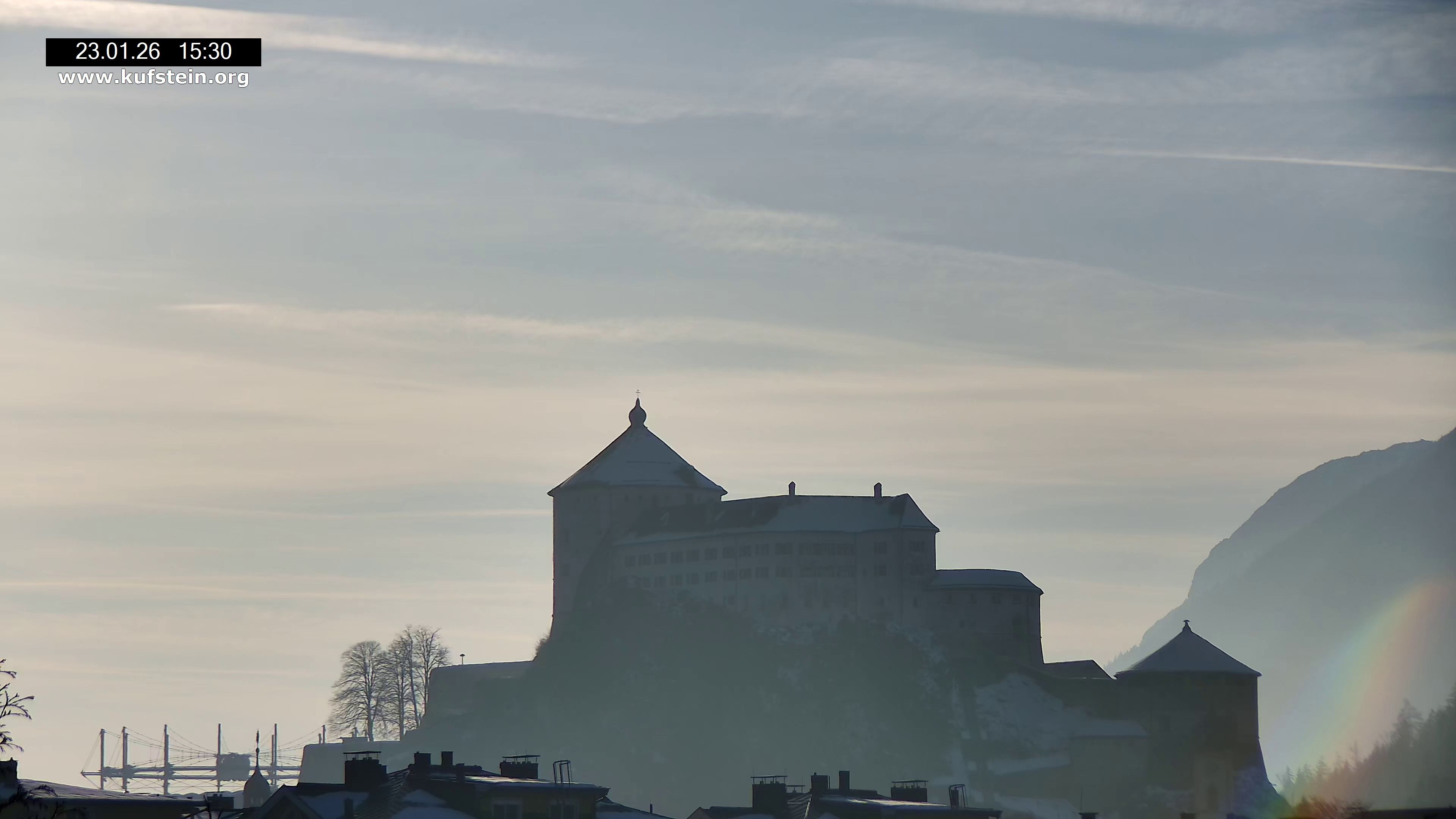 Archiv Foto Webcam Festung Kufstein