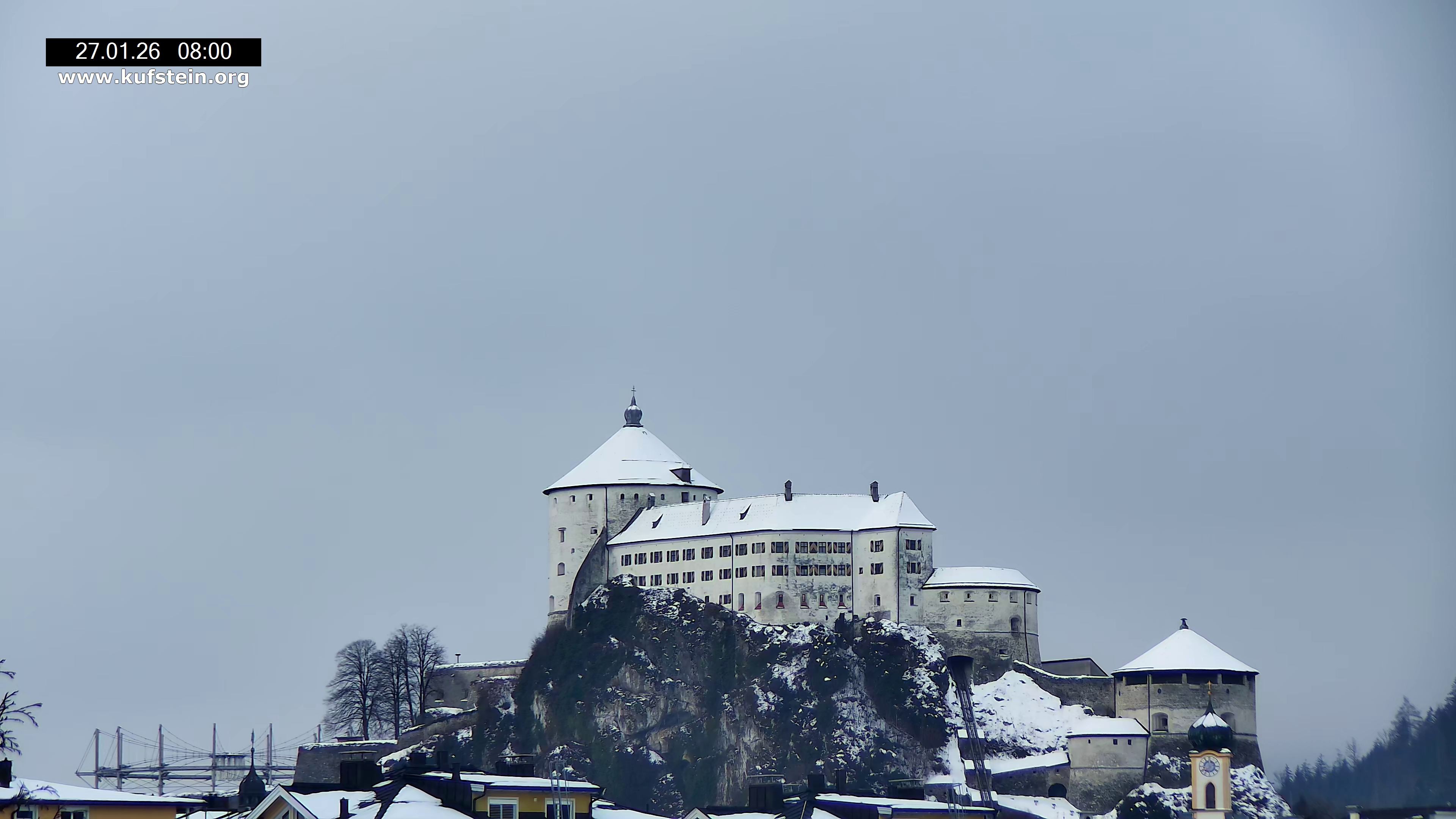 Archiv Foto Webcam Festung Kufstein