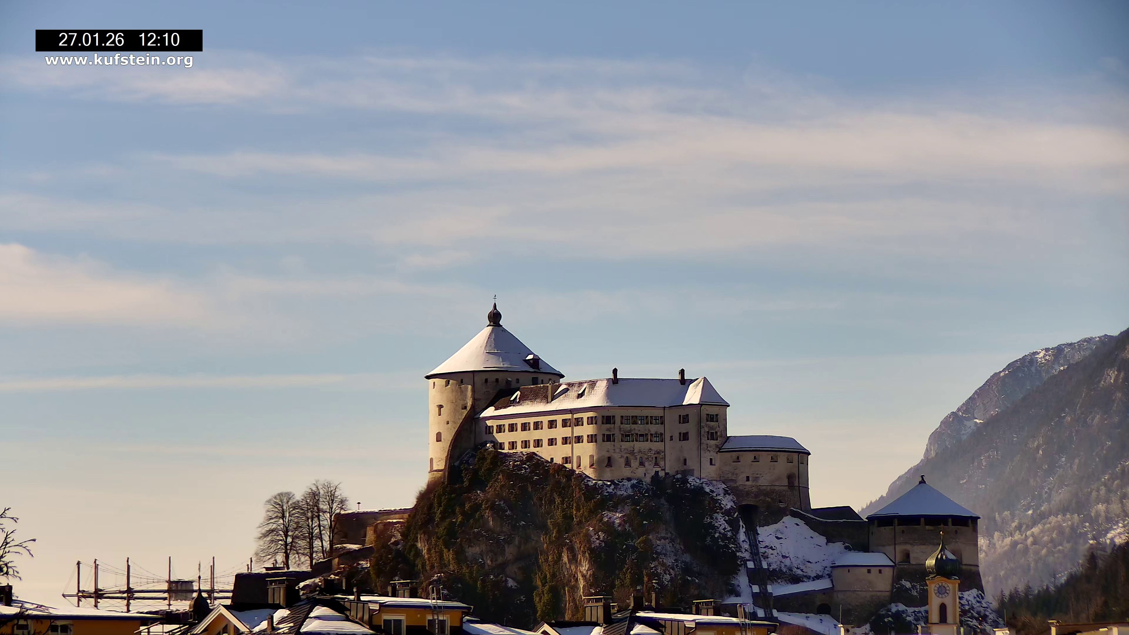Archiv Foto Webcam Festung Kufstein