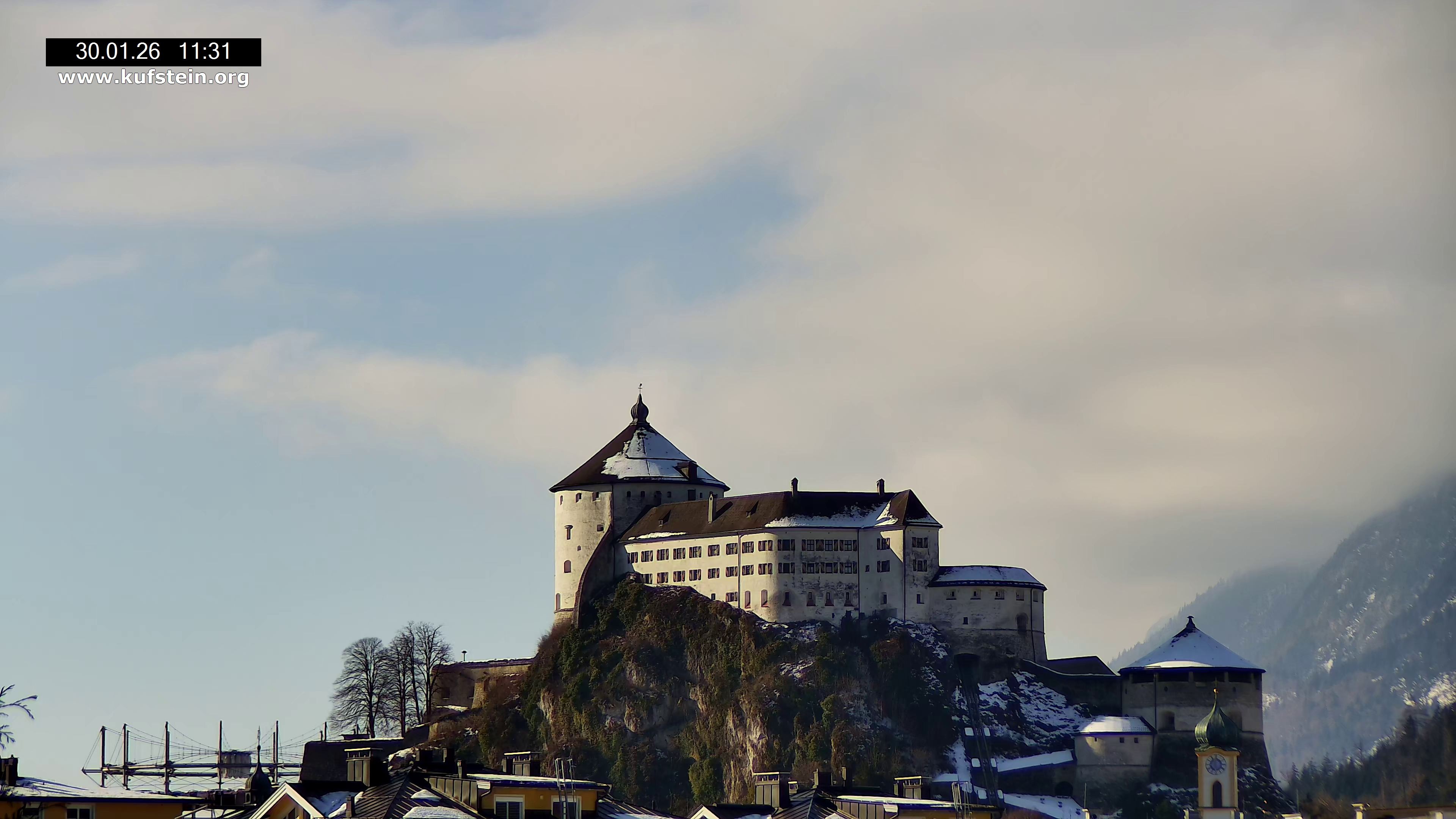 Archiv Foto Webcam Festung Kufstein