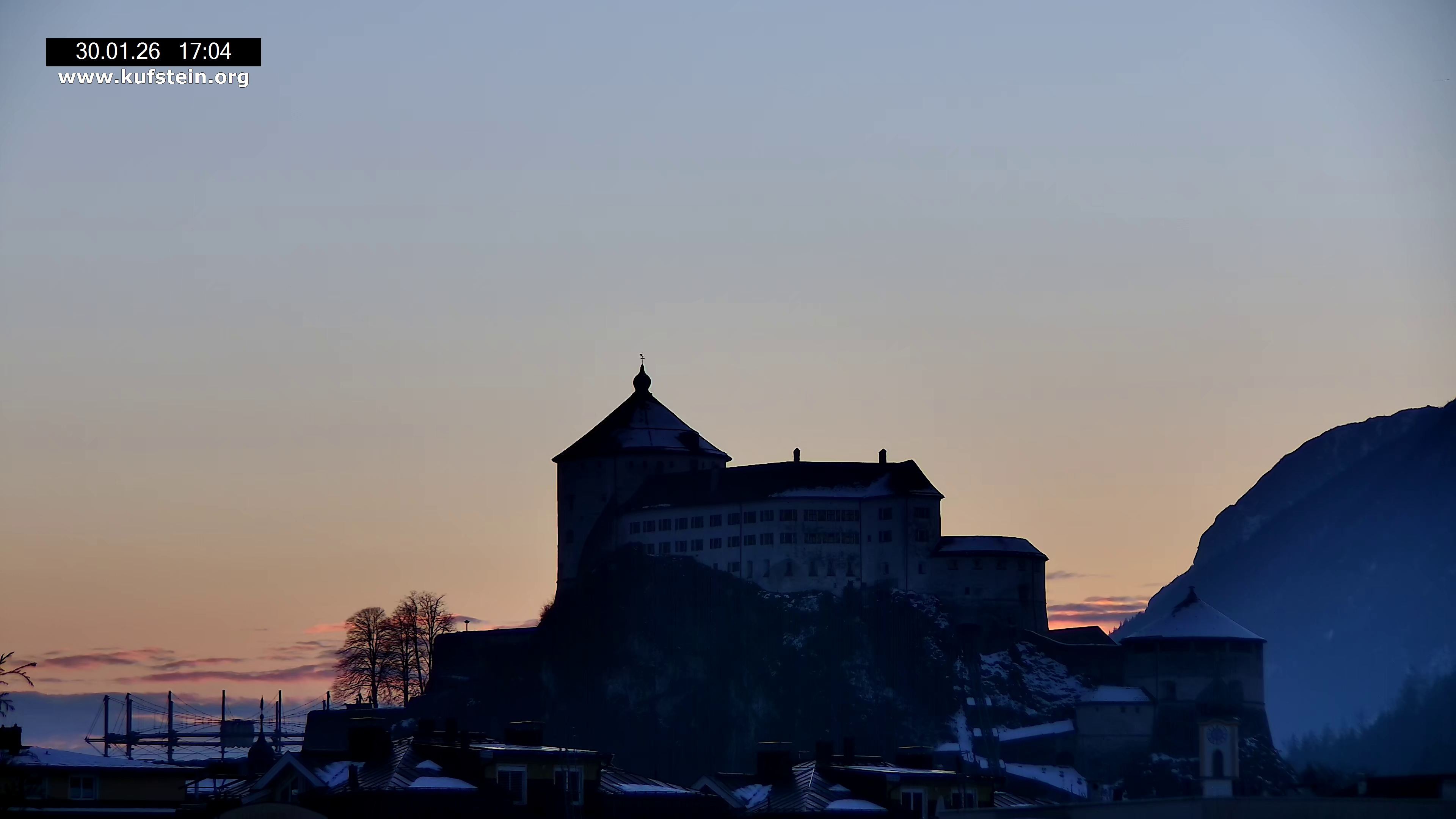 Archiv Foto Webcam Festung Kufstein