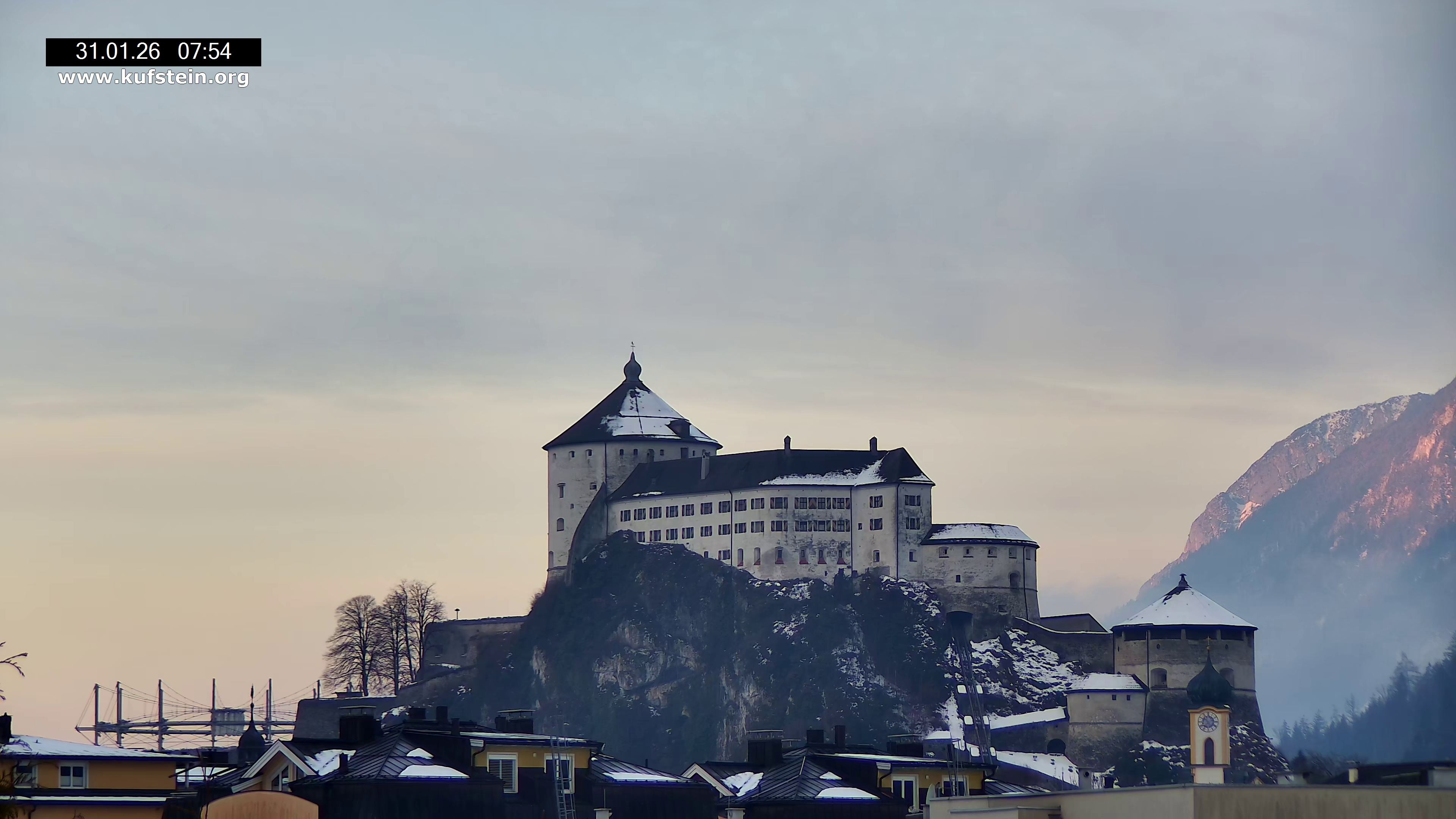 Archiv Foto Webcam Festung Kufstein