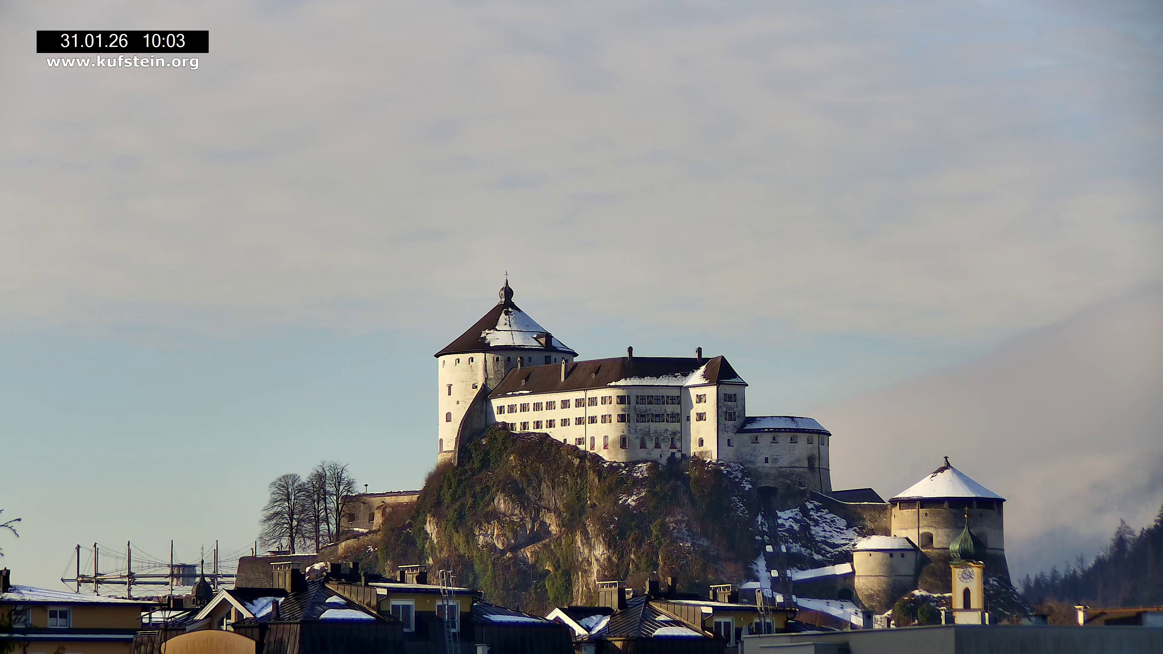Archiv Foto Webcam Festung Kufstein