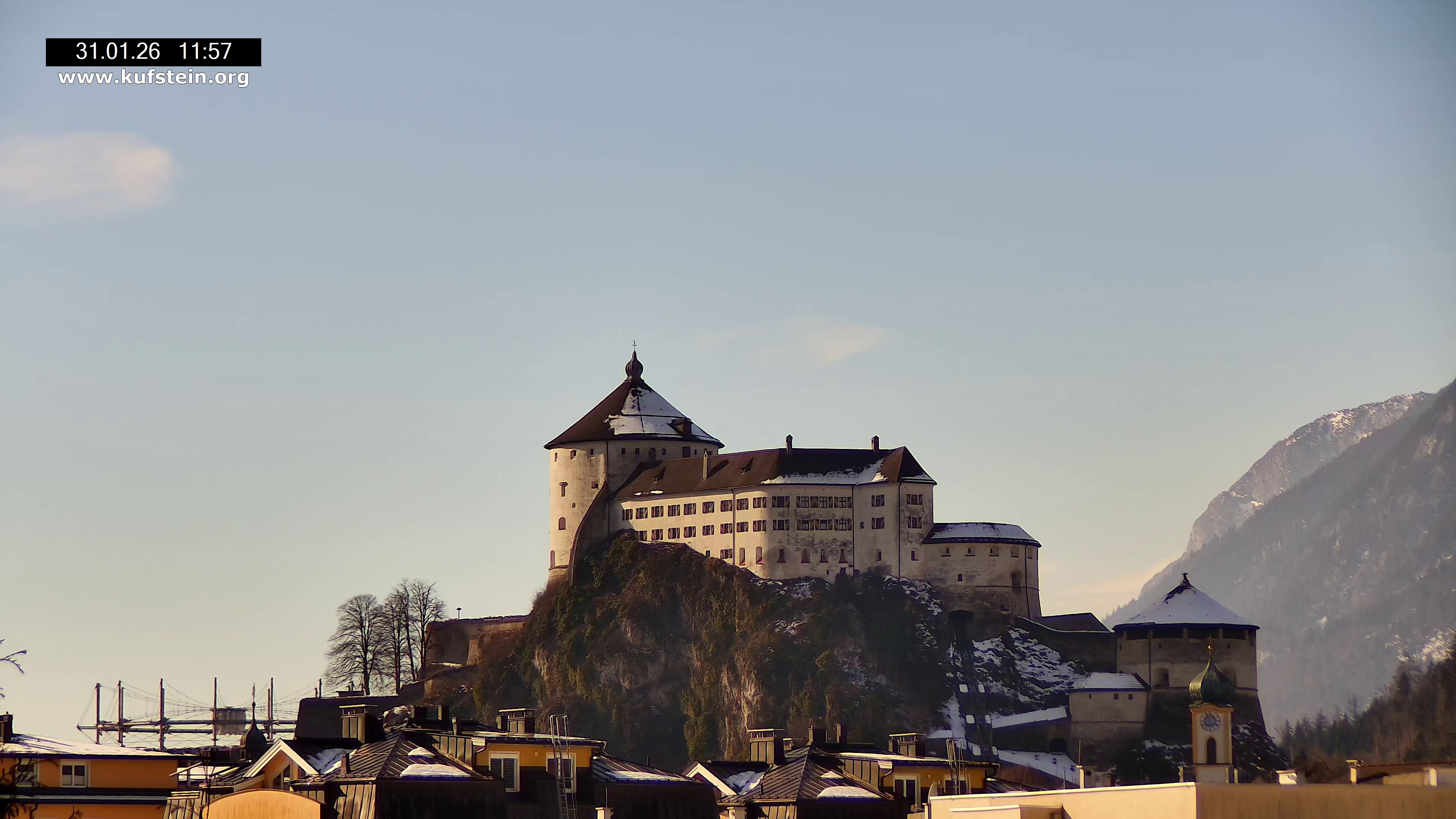 Archiv Foto Webcam Festung Kufstein