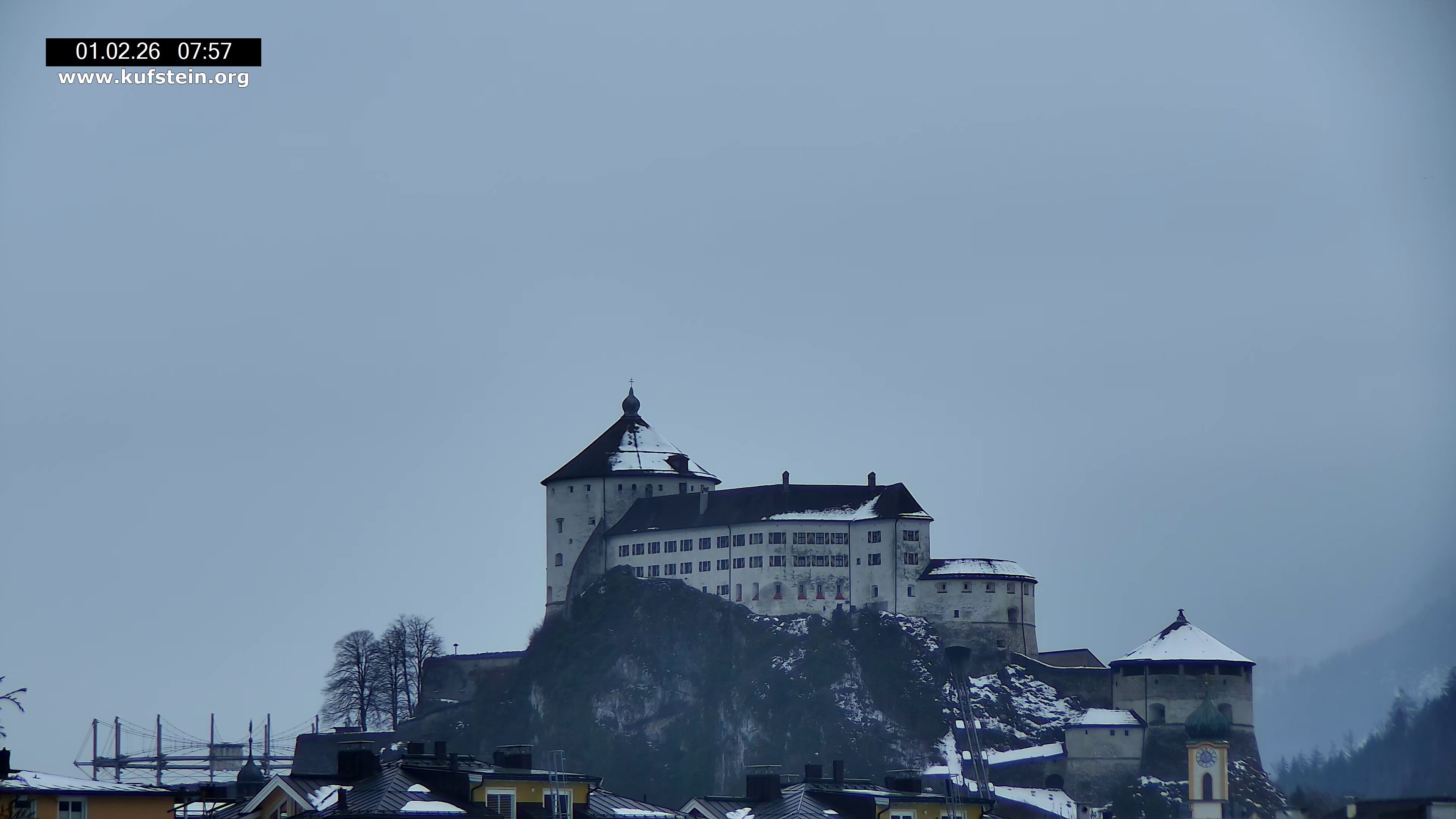 Archiv Foto Webcam Festung Kufstein