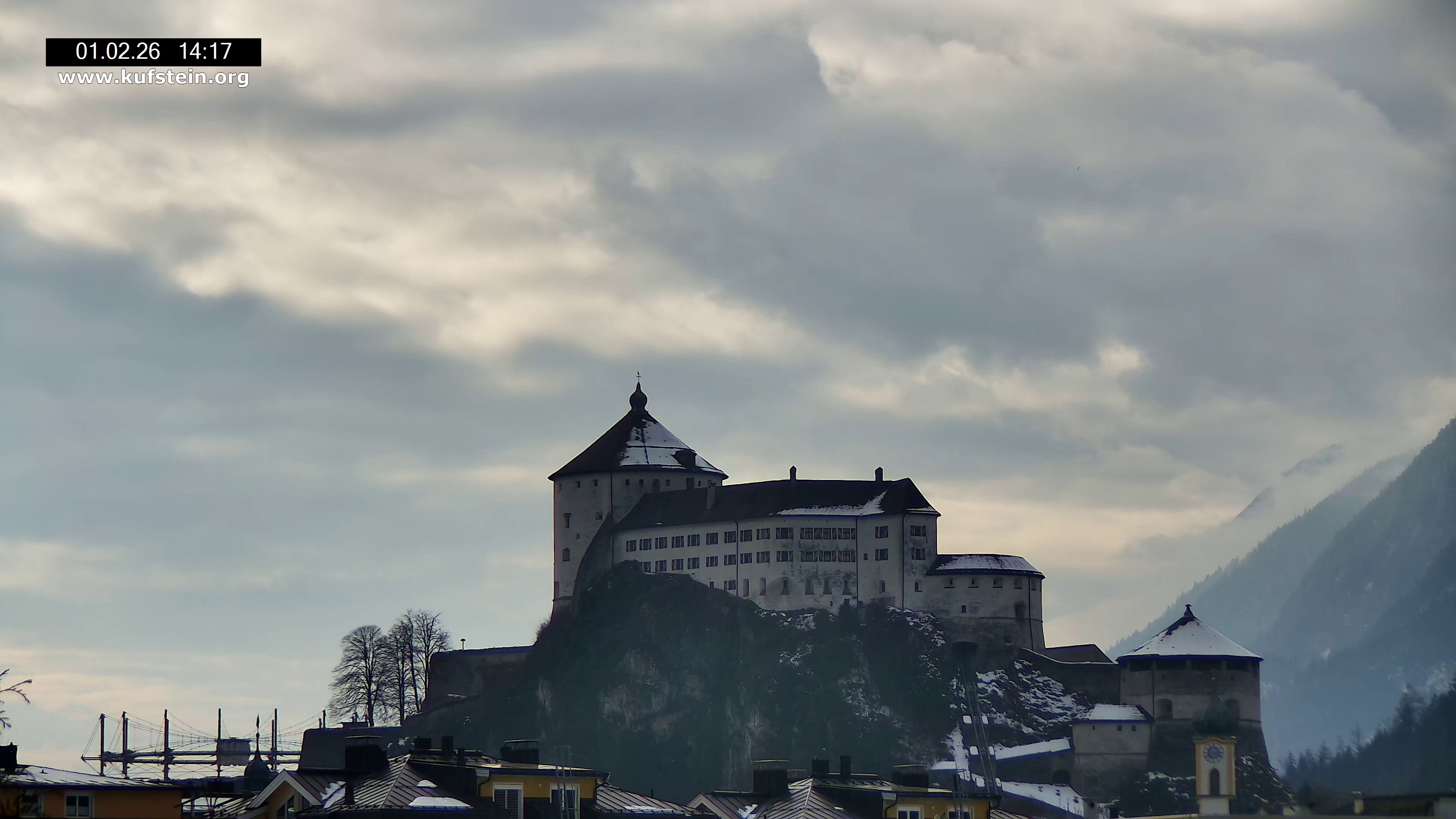 Archiv Foto Webcam Festung Kufstein