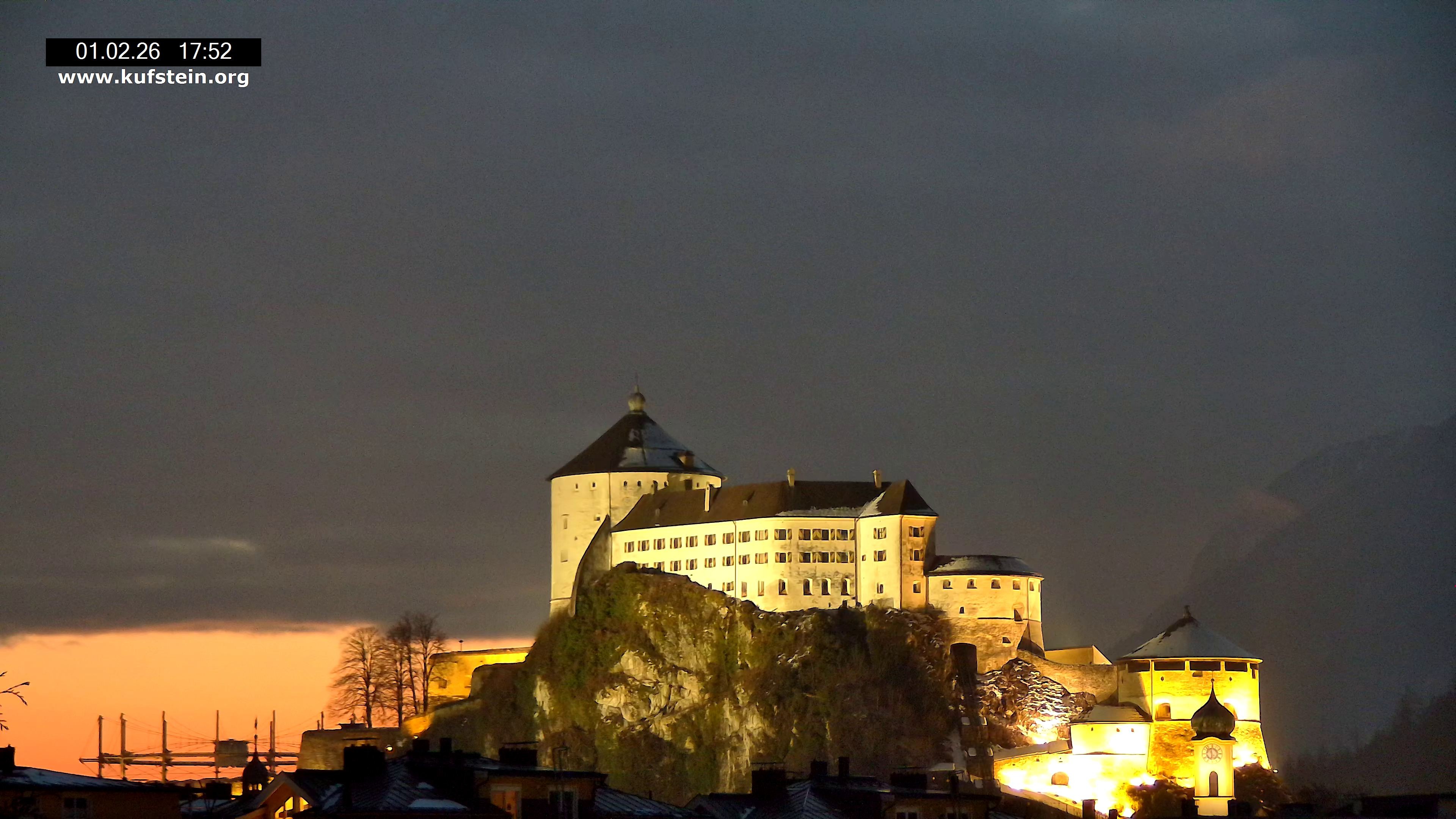 Archived image Webcam Kufstein Fortress