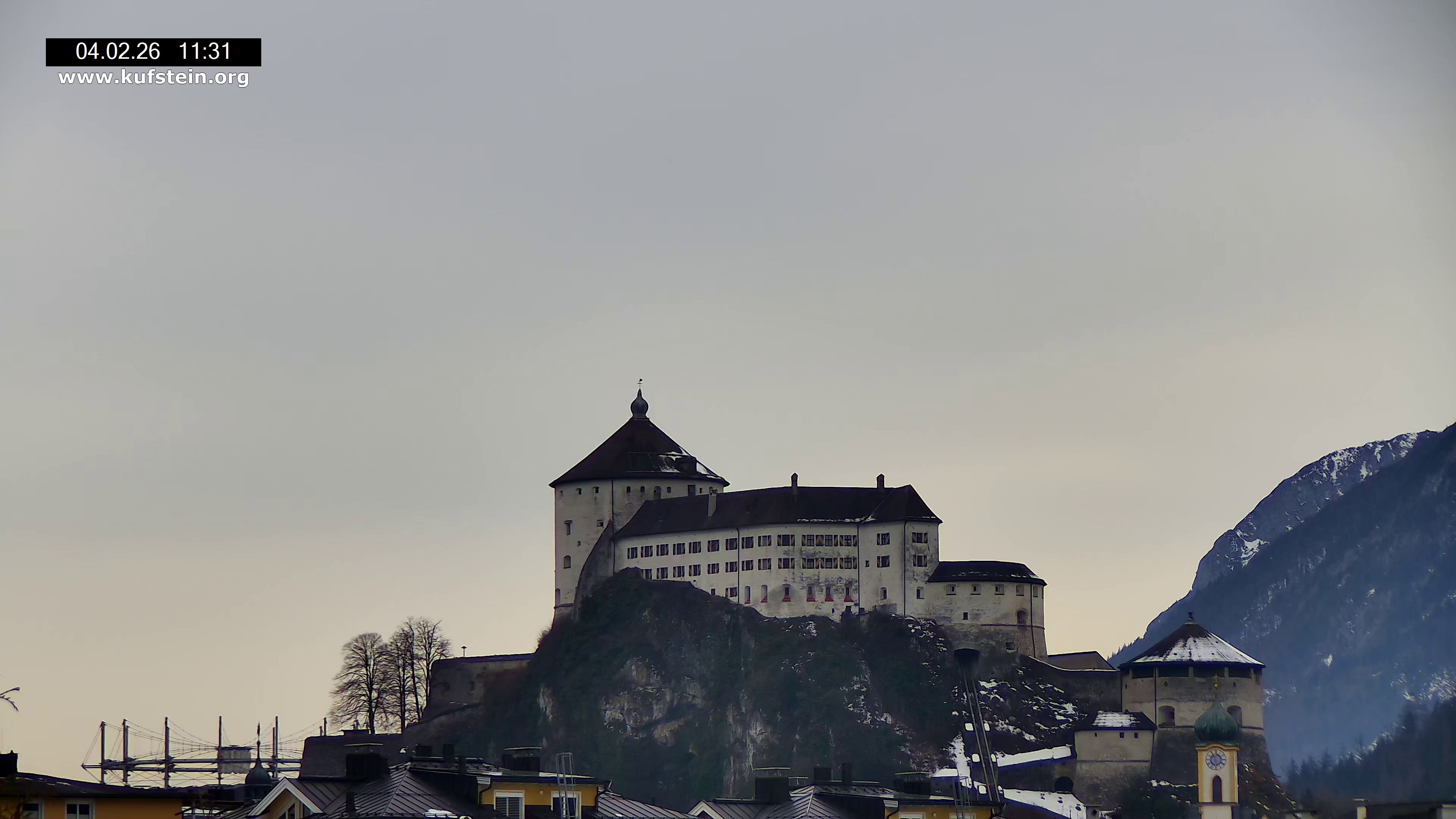 Archiv Foto Webcam Festung Kufstein