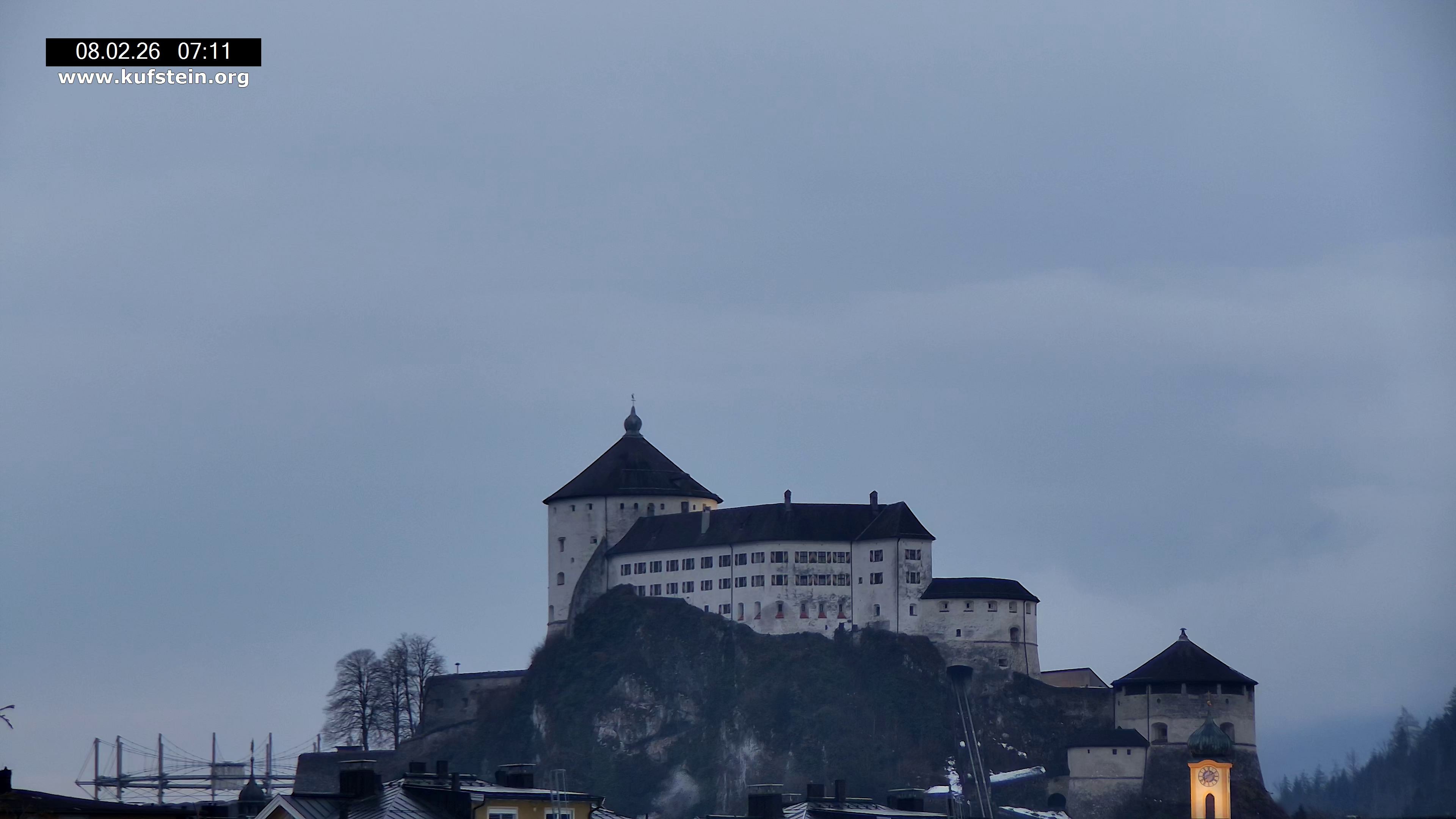 Archiv Foto Webcam Festung Kufstein