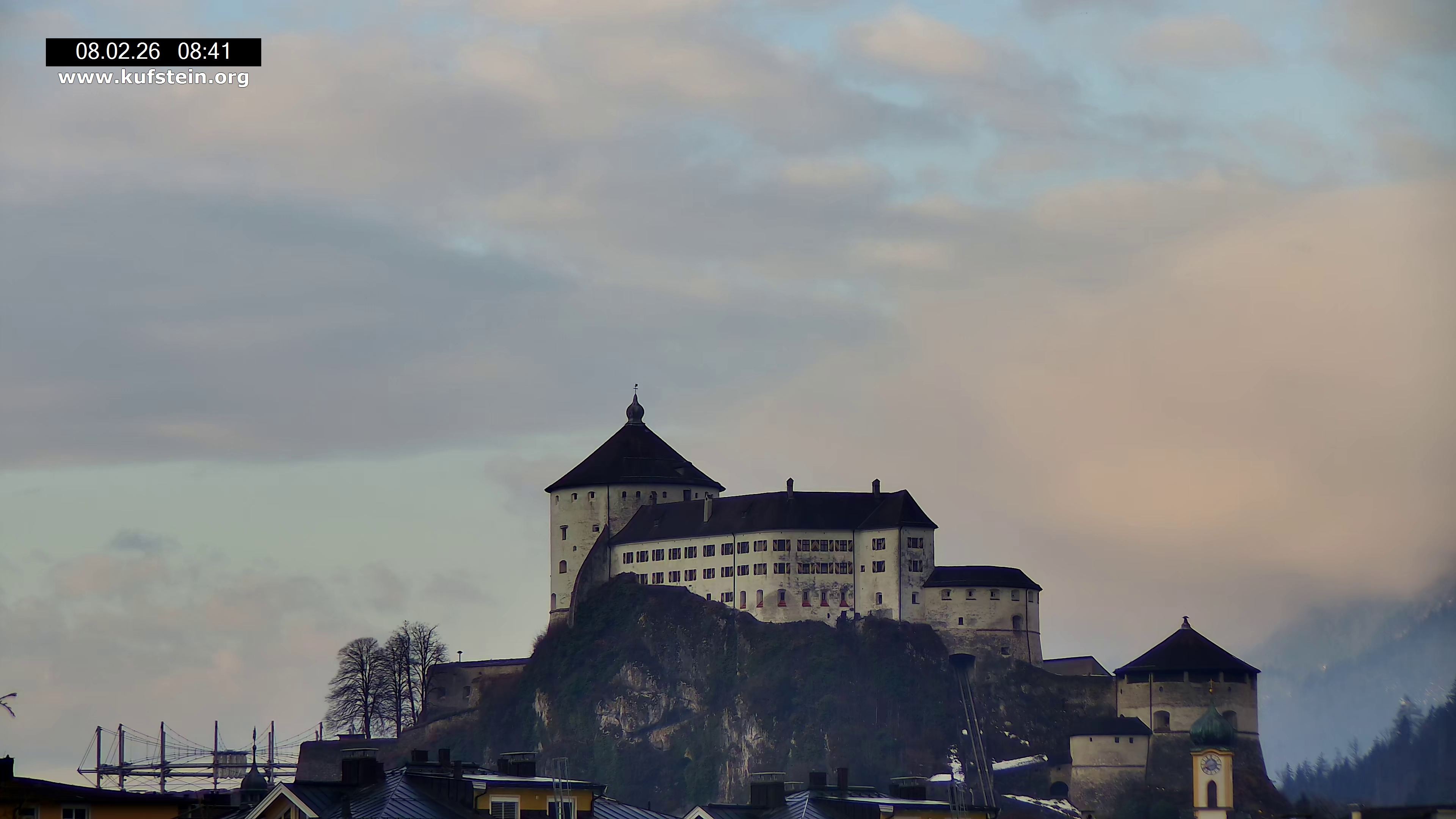 Archiv Foto Webcam Festung Kufstein