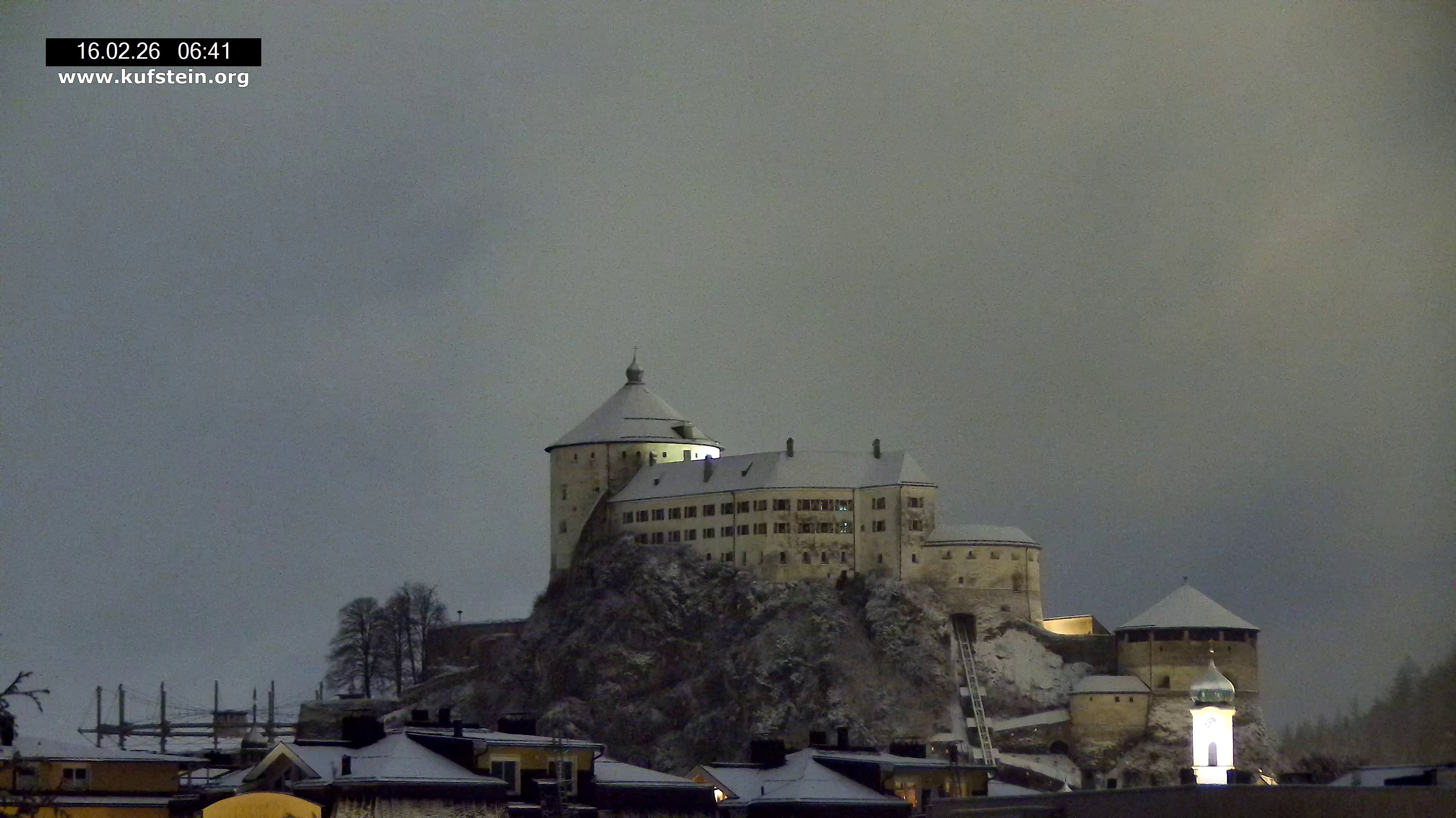 Archiv Foto Webcam Festung Kufstein