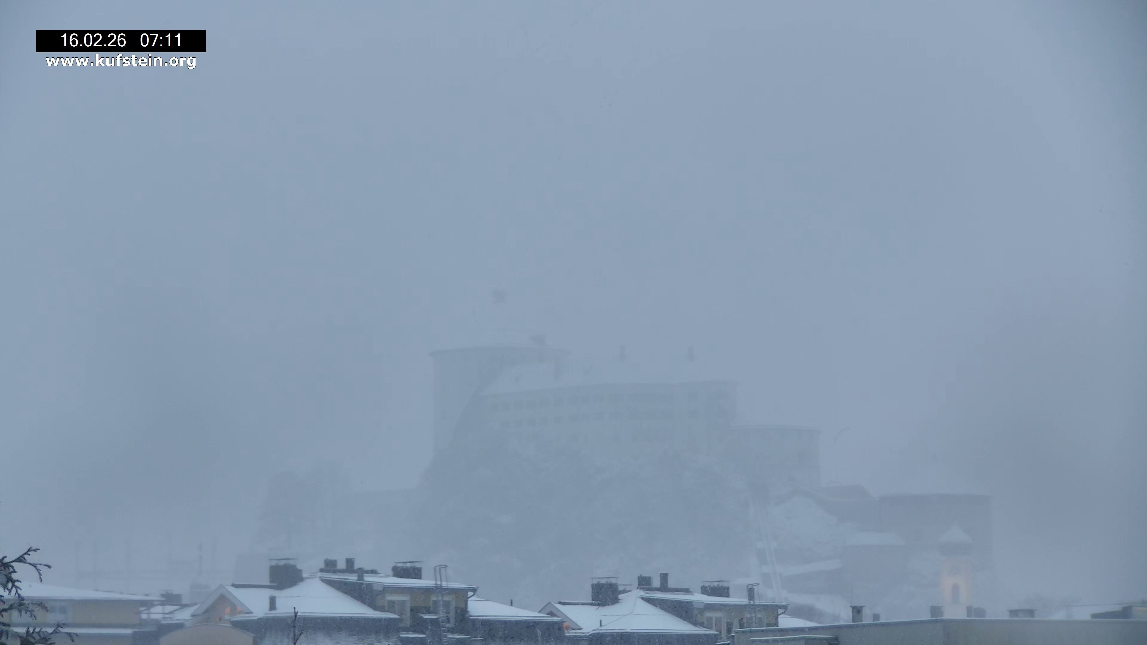 Archiv Foto Webcam Festung Kufstein