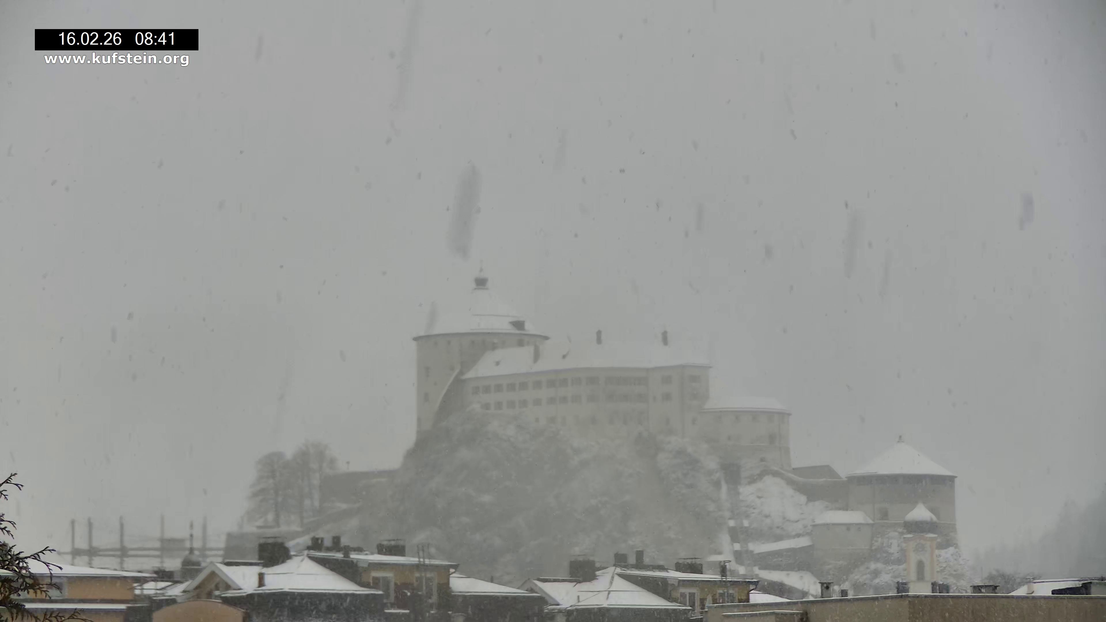 Archiv Foto Webcam Festung Kufstein