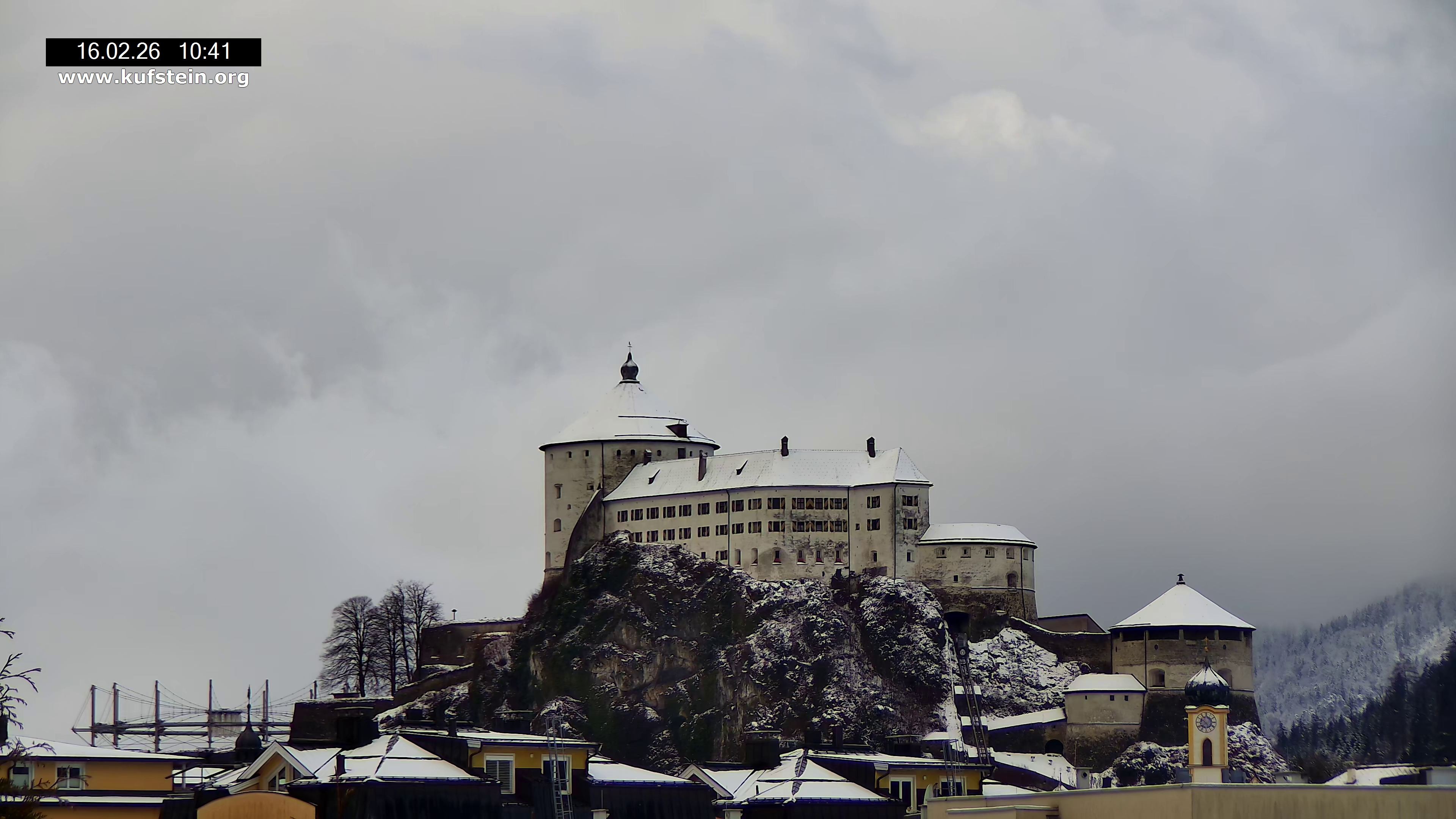 Archiv Foto Webcam Festung Kufstein