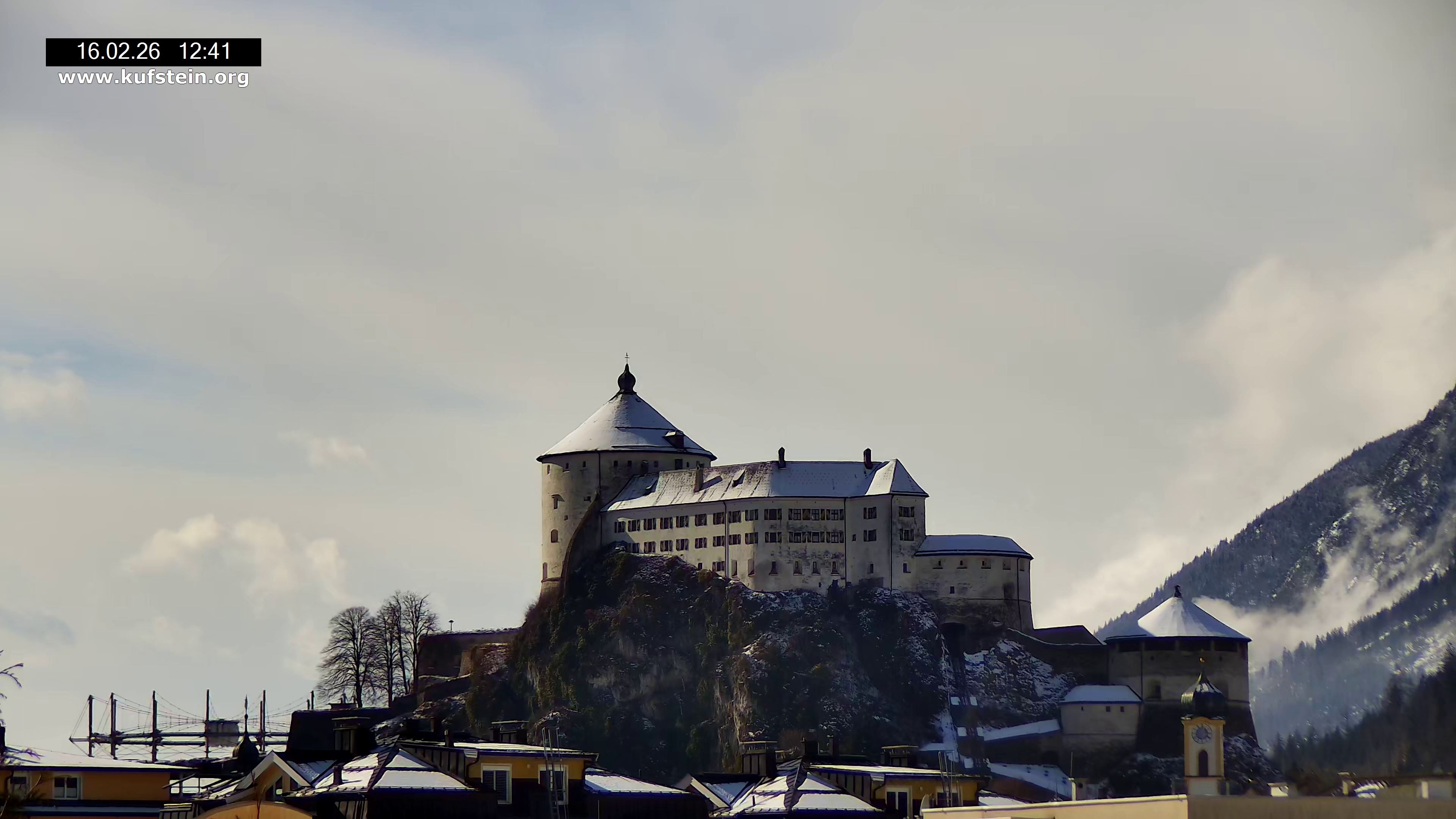 Archiv Foto Webcam Festung Kufstein