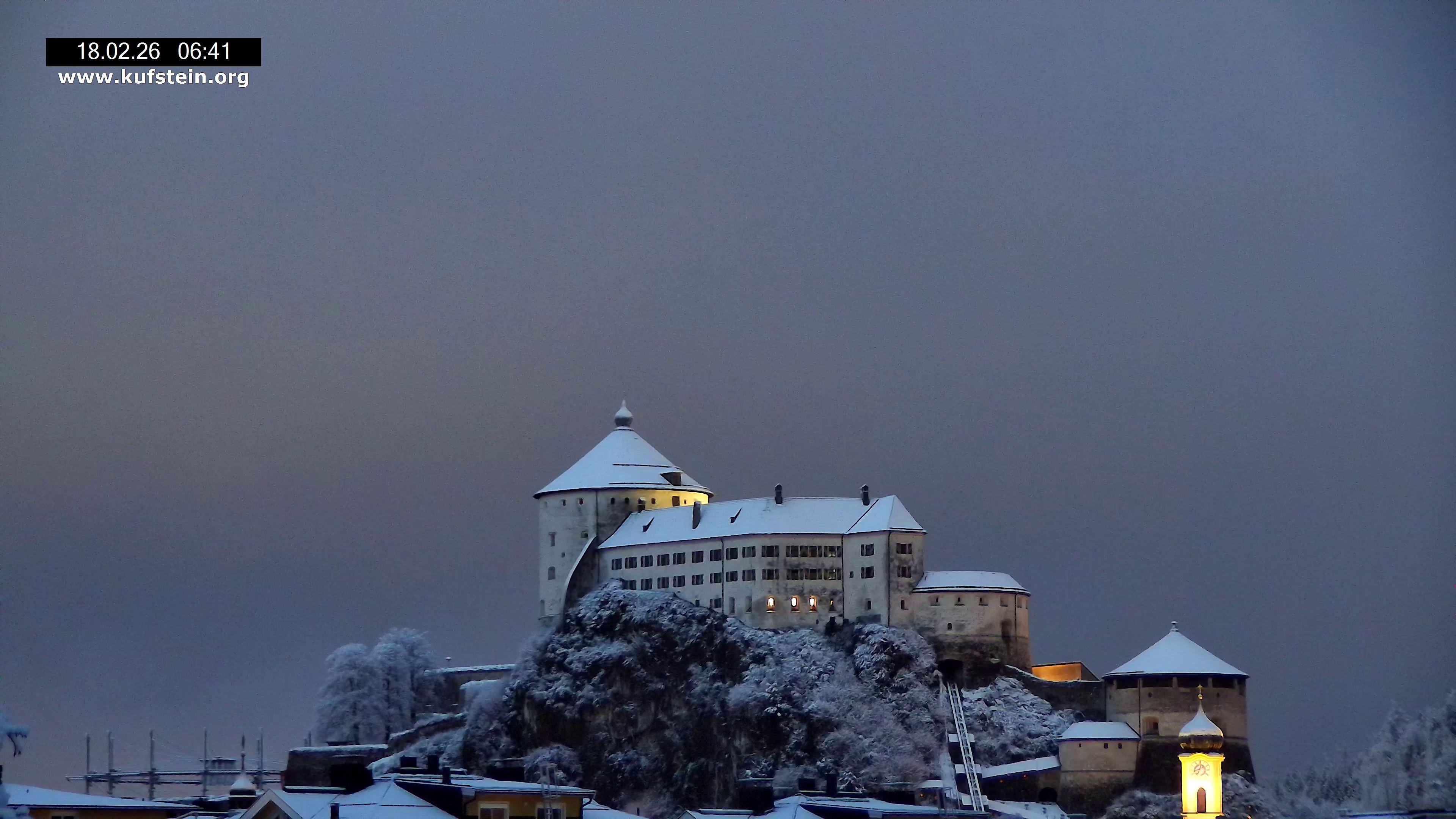Archiv Foto Webcam Festung Kufstein