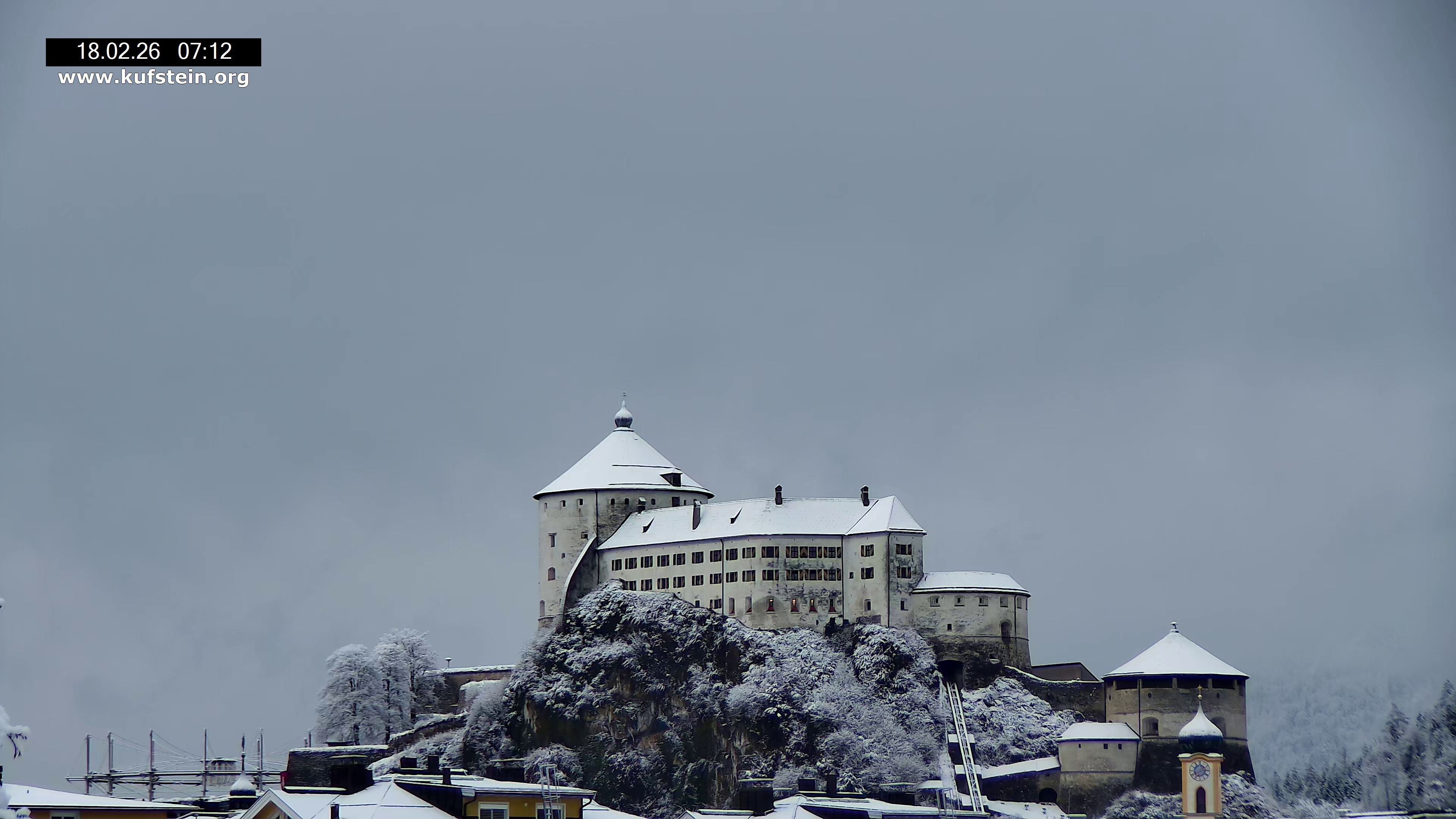 Archiv Foto Webcam Festung Kufstein
