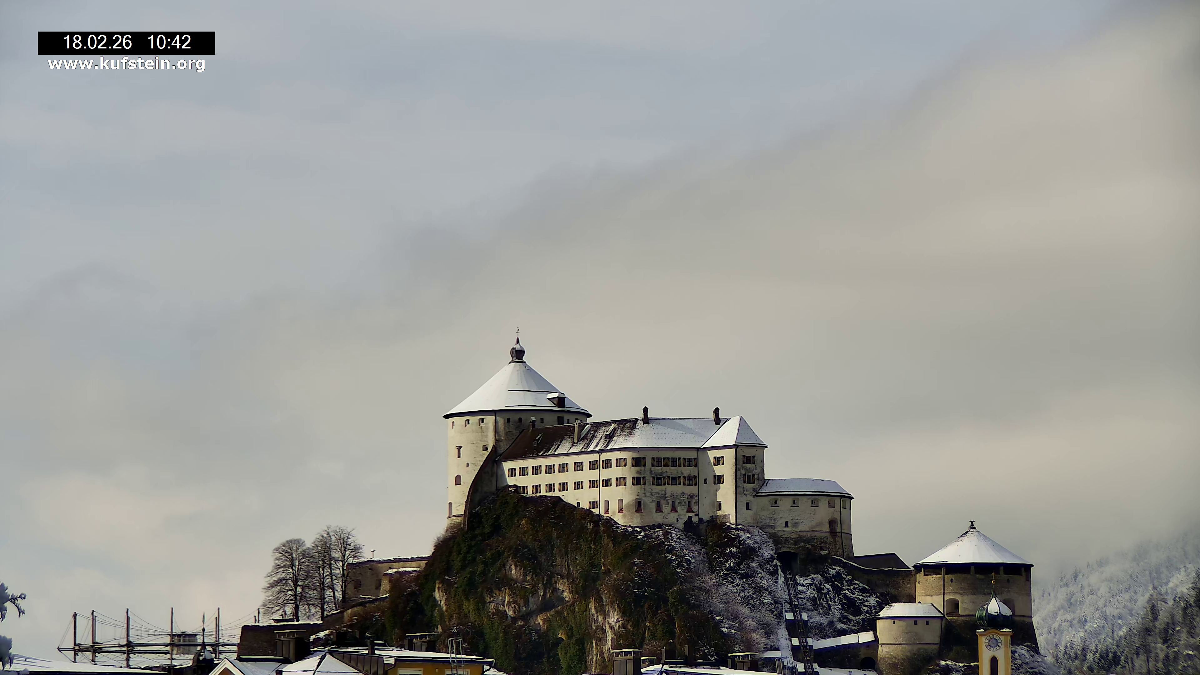 Archiv Foto Webcam Festung Kufstein