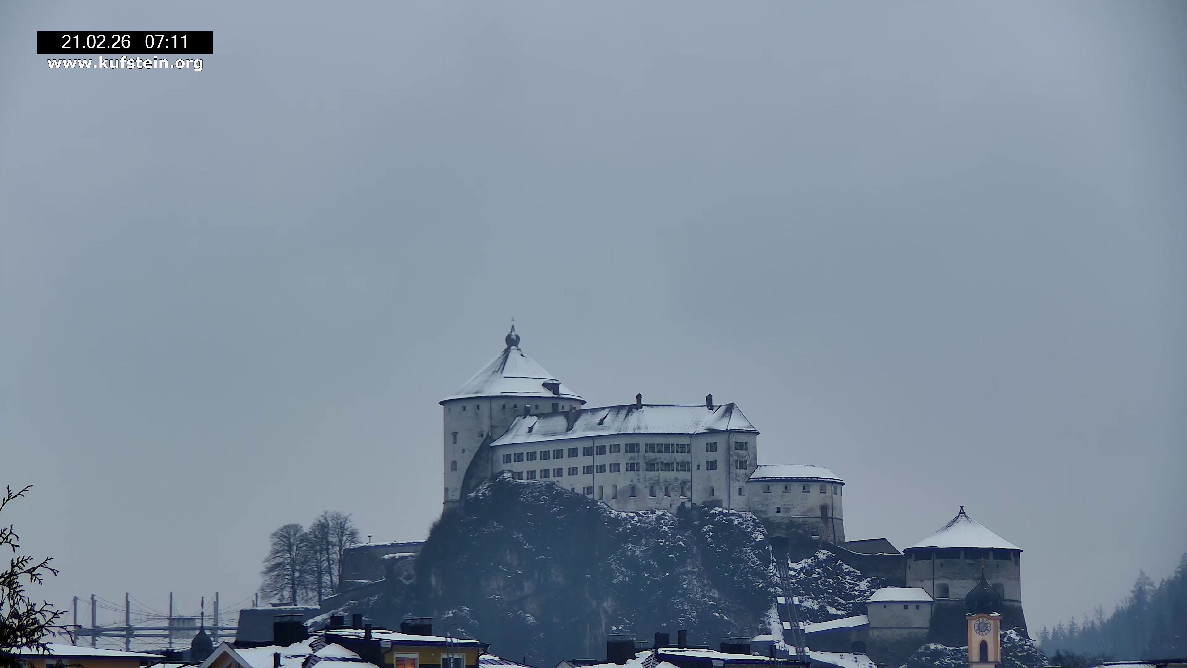 Archiv Foto Webcam Festung Kufstein