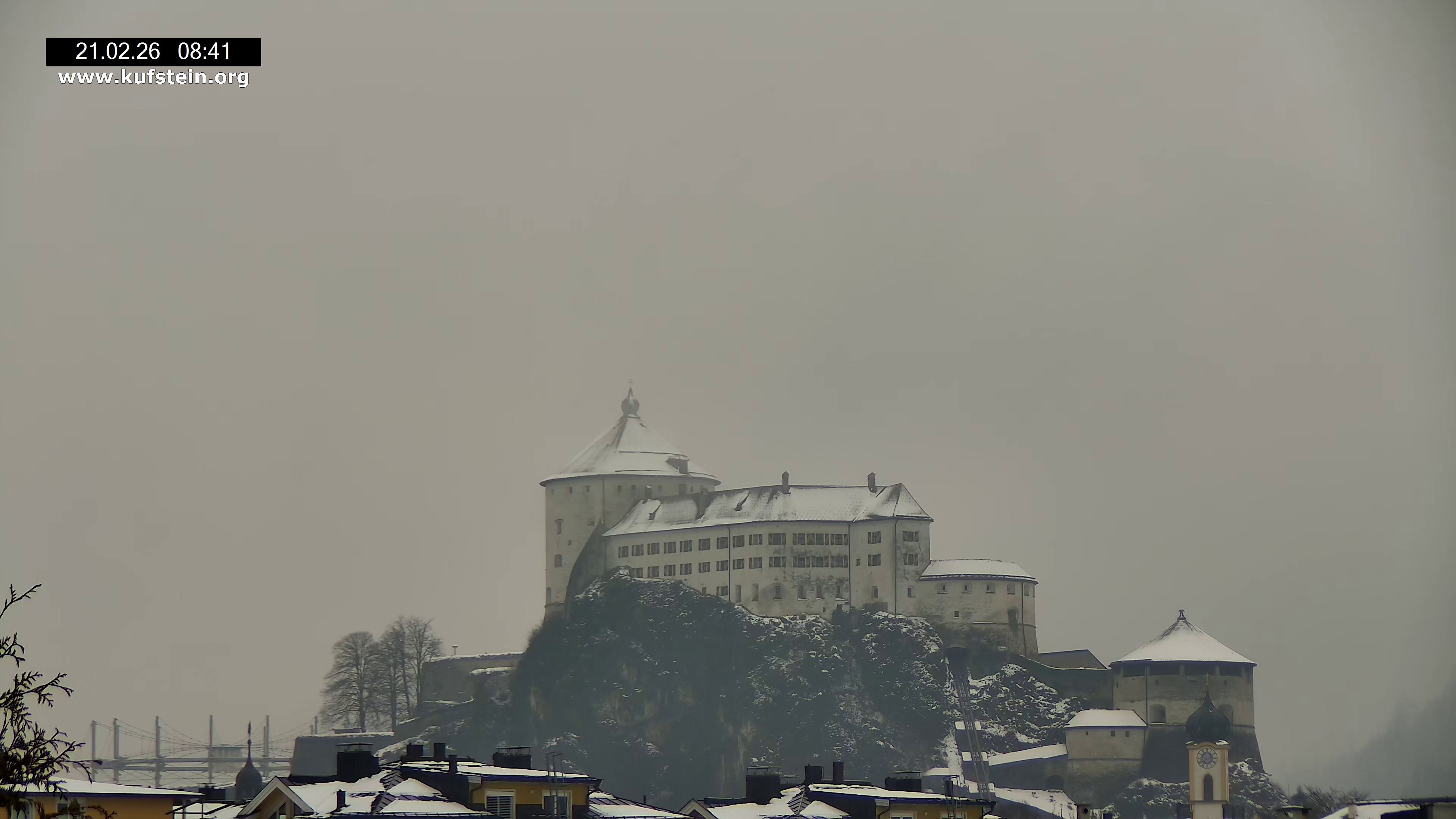 Archiv Foto Webcam Festung Kufstein