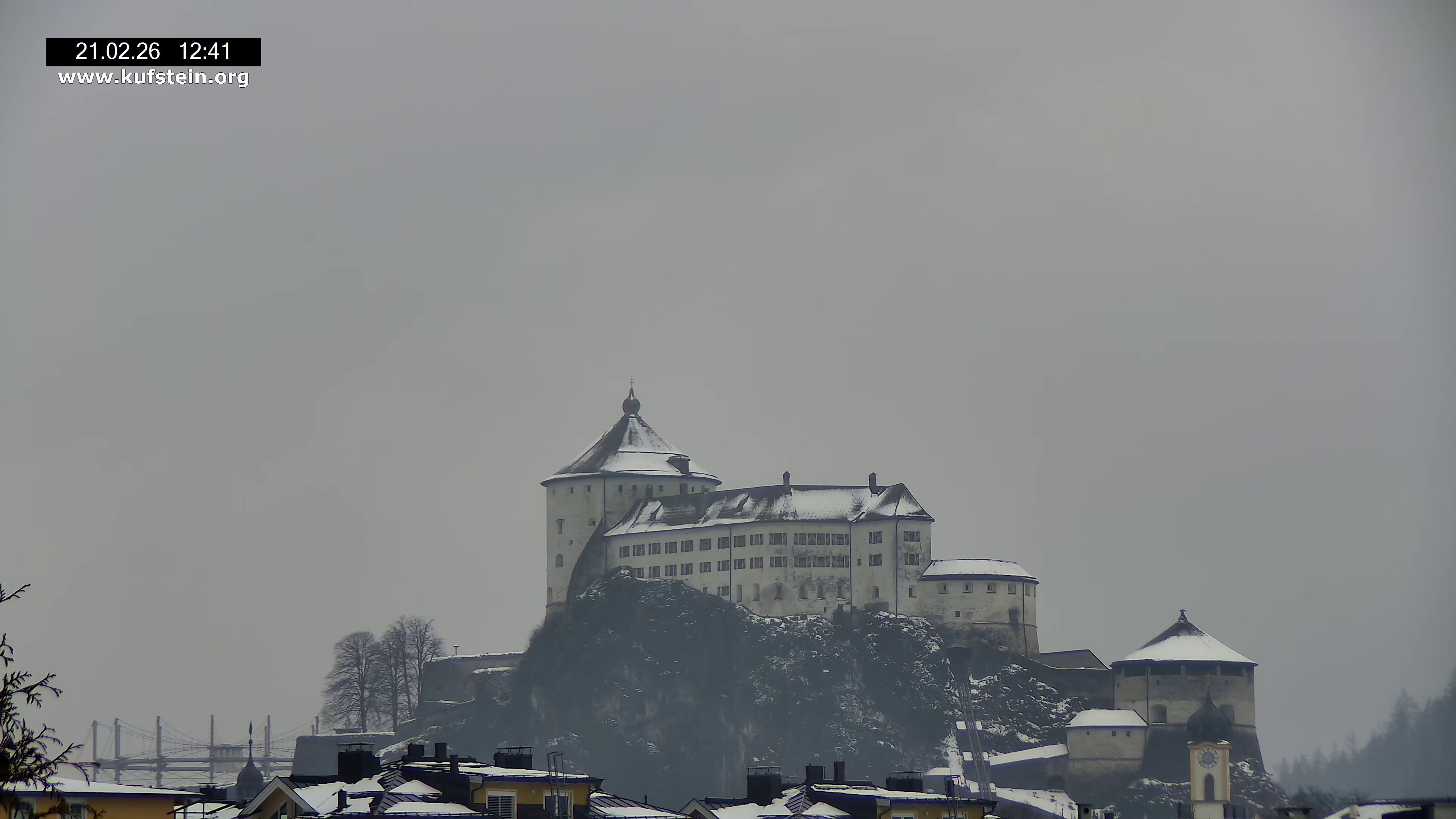 Archiv Foto Webcam Festung Kufstein