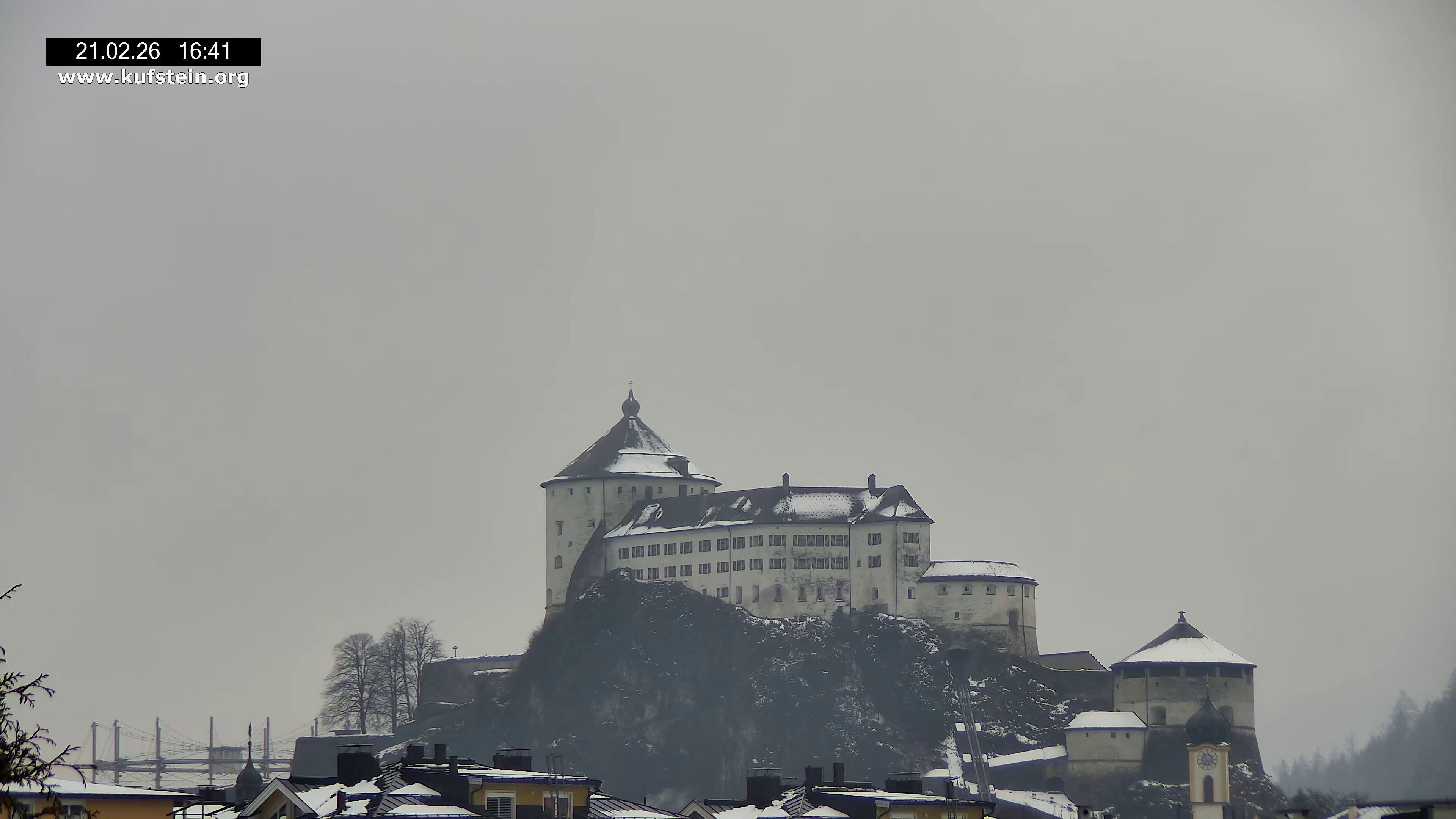 Archiv Foto Webcam Festung Kufstein