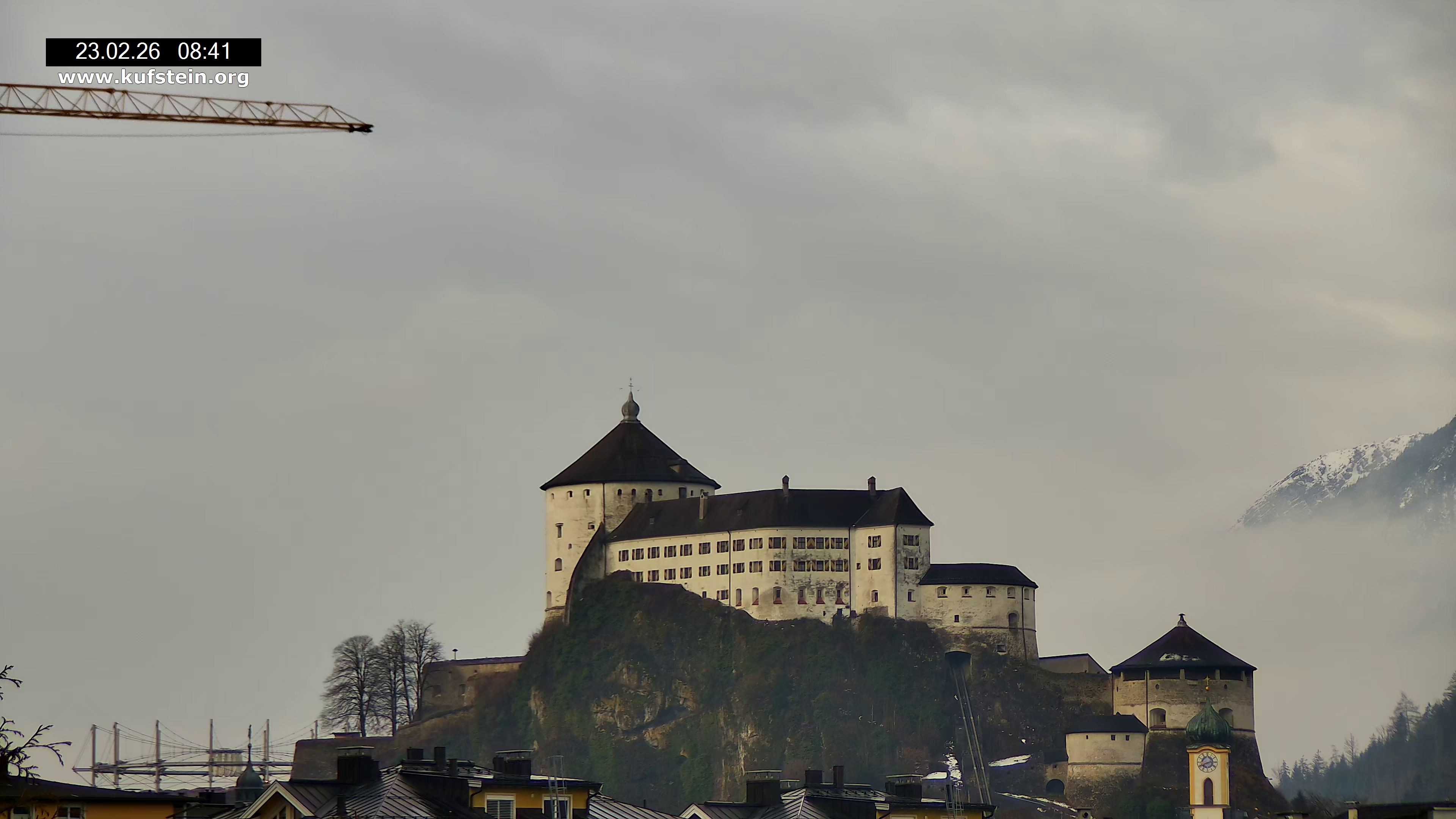 Archiv Foto Webcam Festung Kufstein