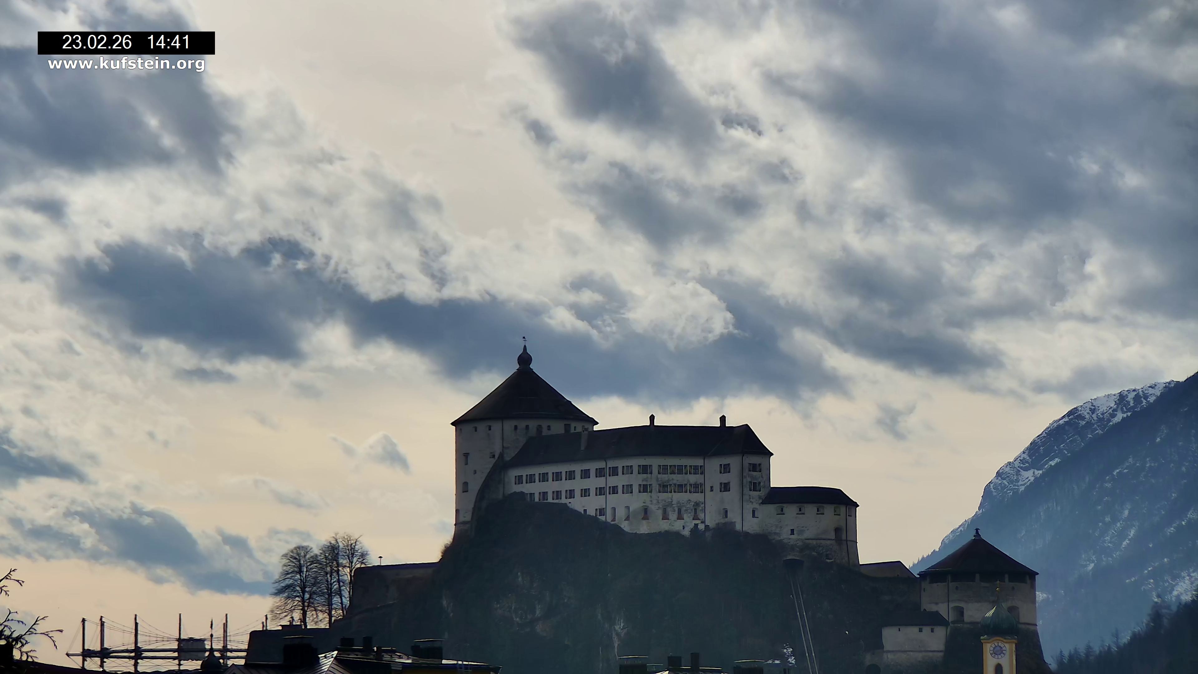 Archiv Foto Webcam Festung Kufstein