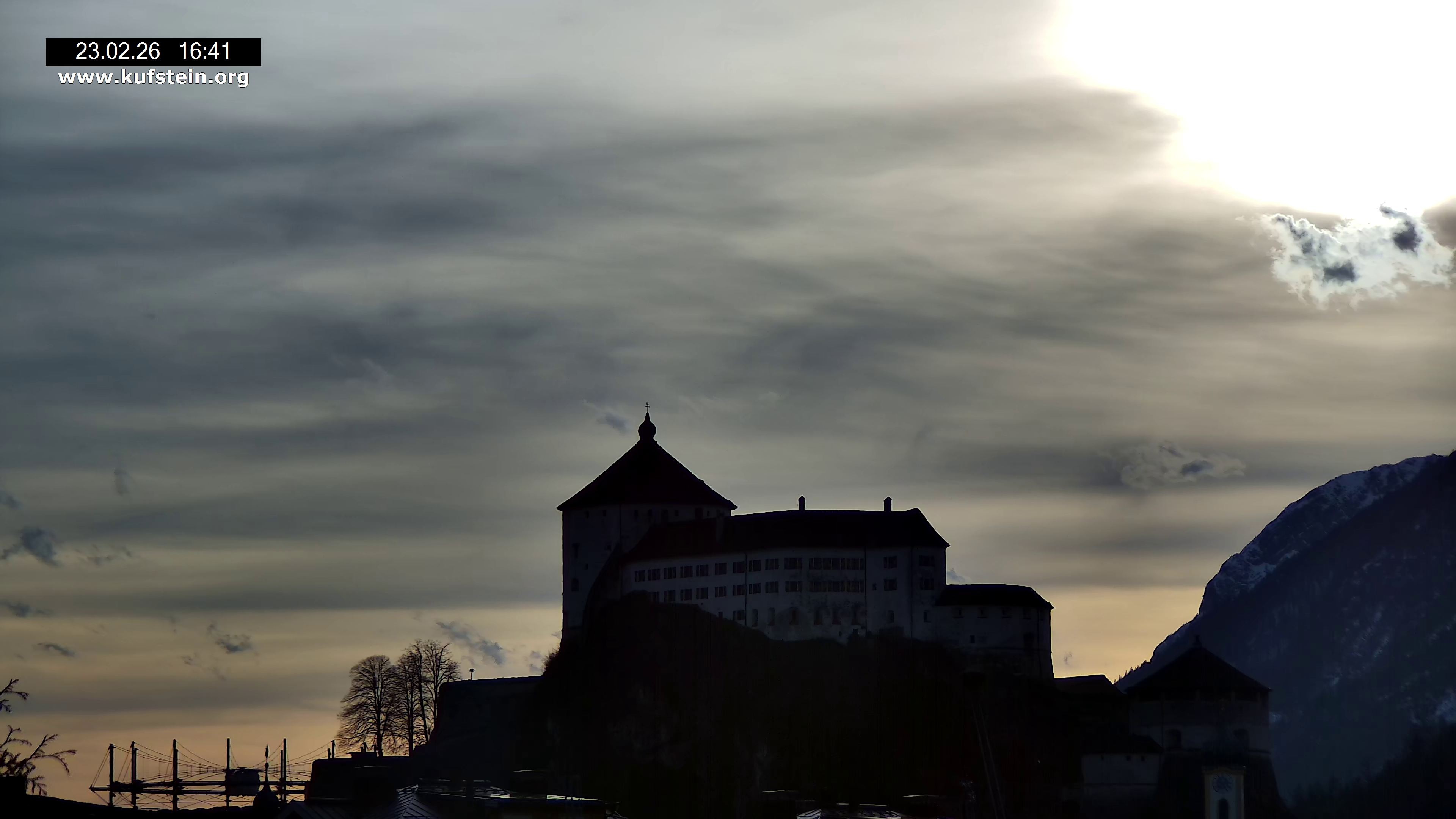 Archiv Foto Webcam Festung Kufstein