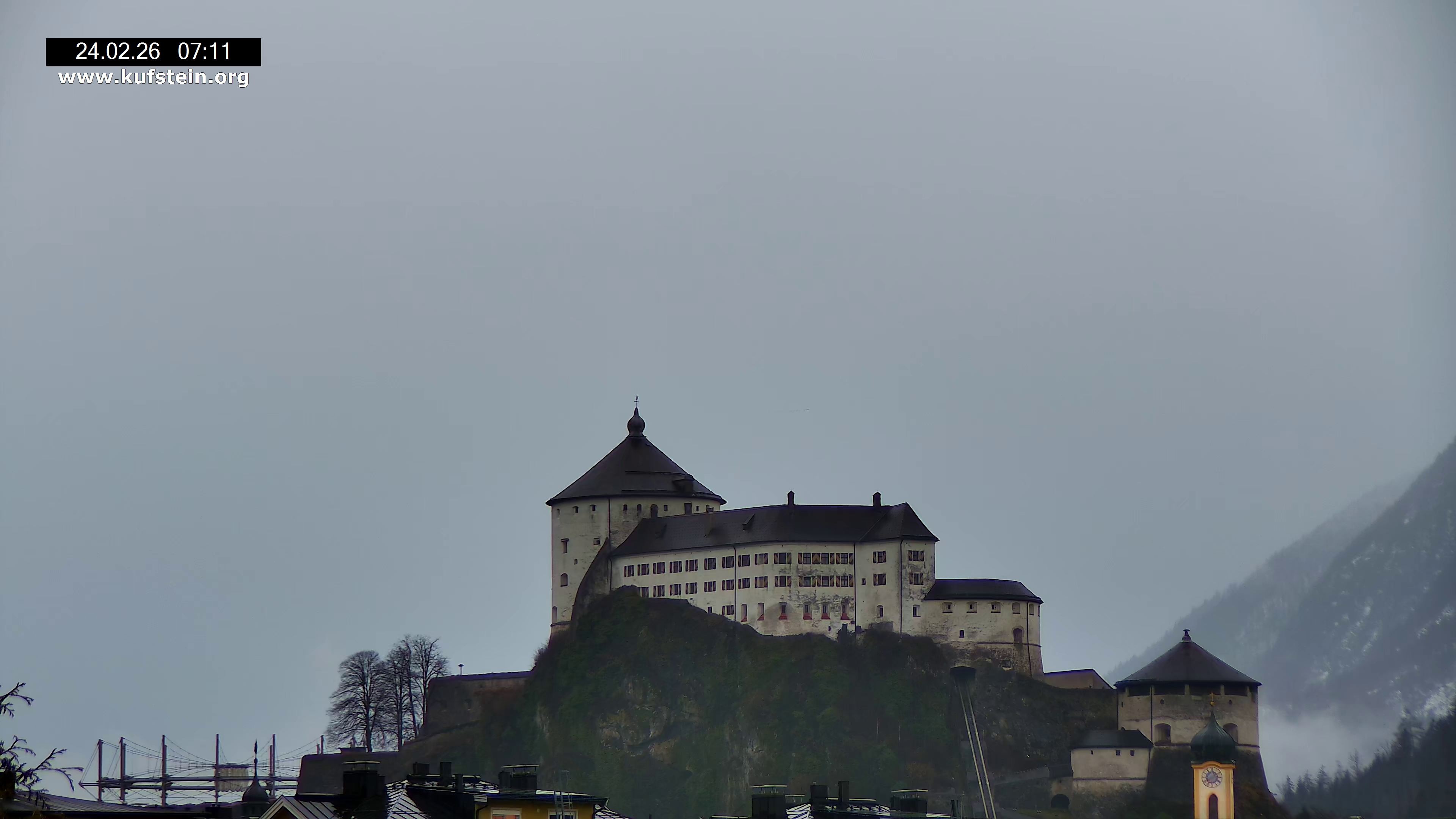 Archiv Foto Webcam Festung Kufstein
