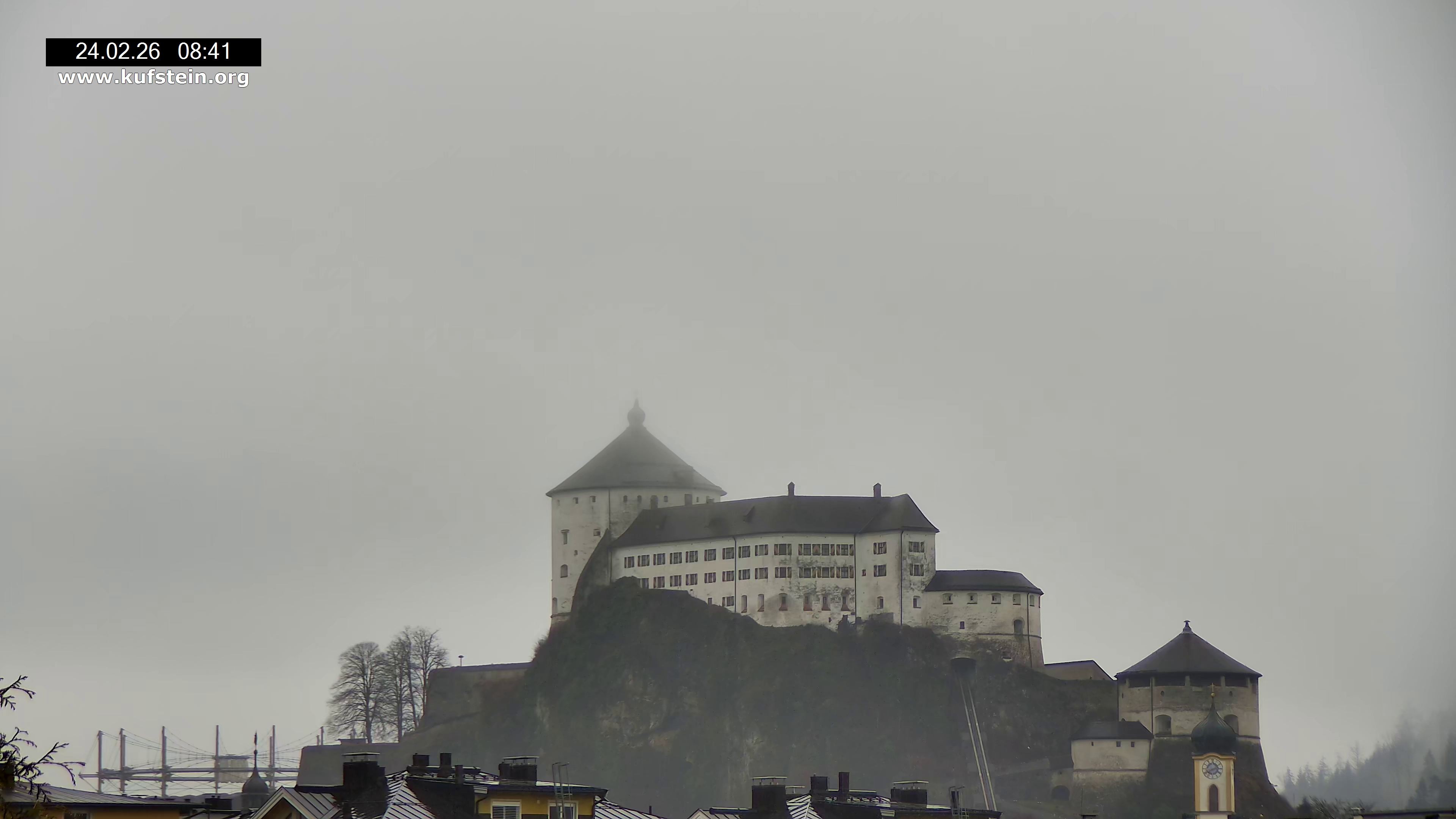 Archiv Foto Webcam Festung Kufstein