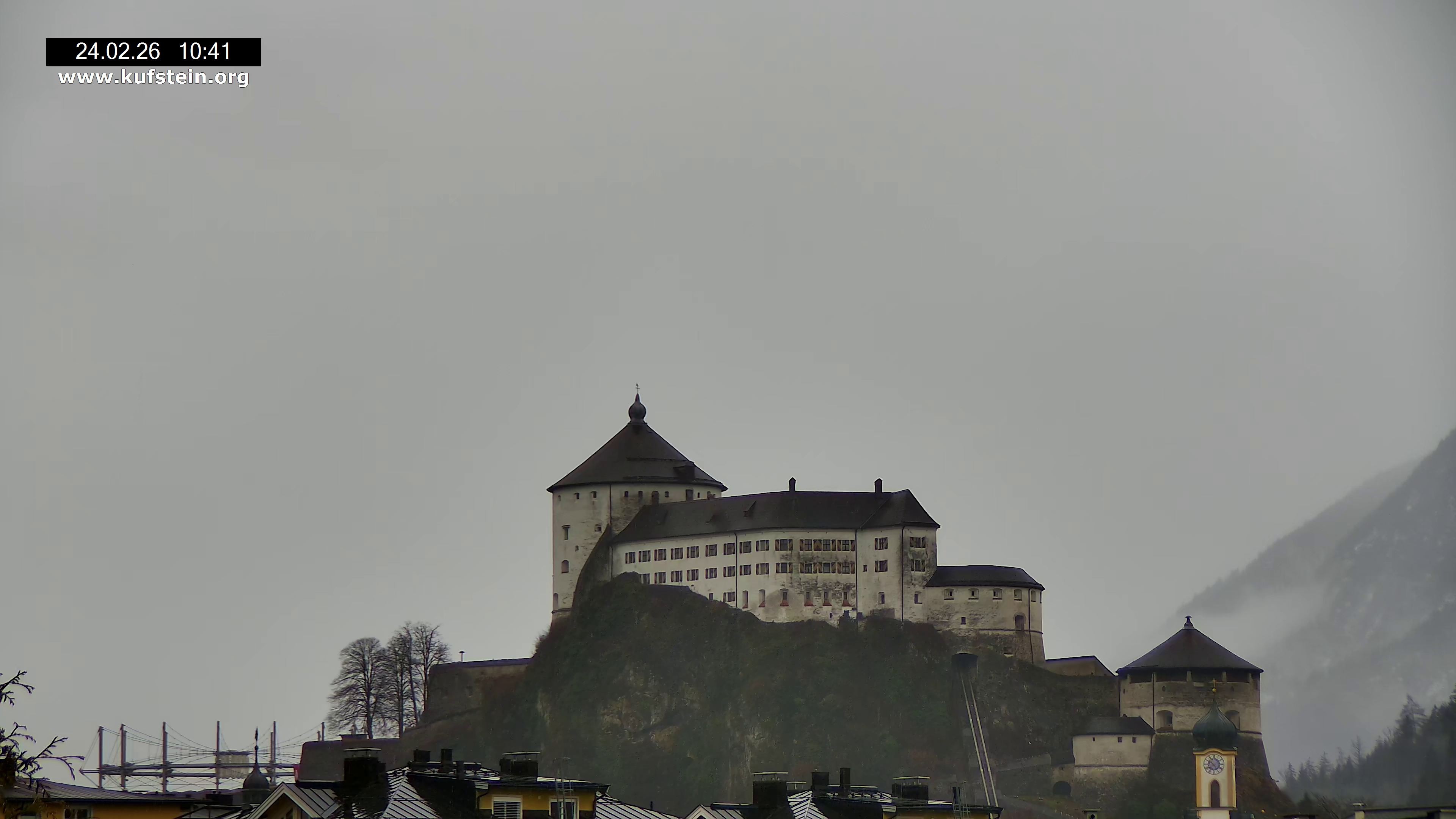 Archiv Foto Webcam Festung Kufstein
